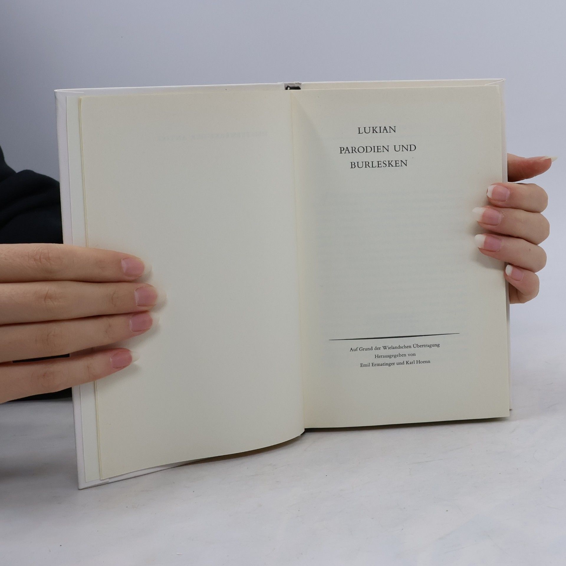 Lúkianos Parodien und Burlesken
