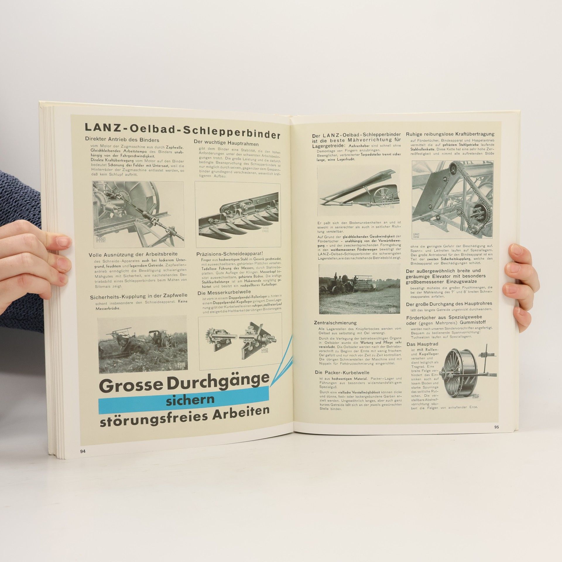 Kurt Hafner Landmaschinen-Prospekte von 1935 bis 1945 / Lanz