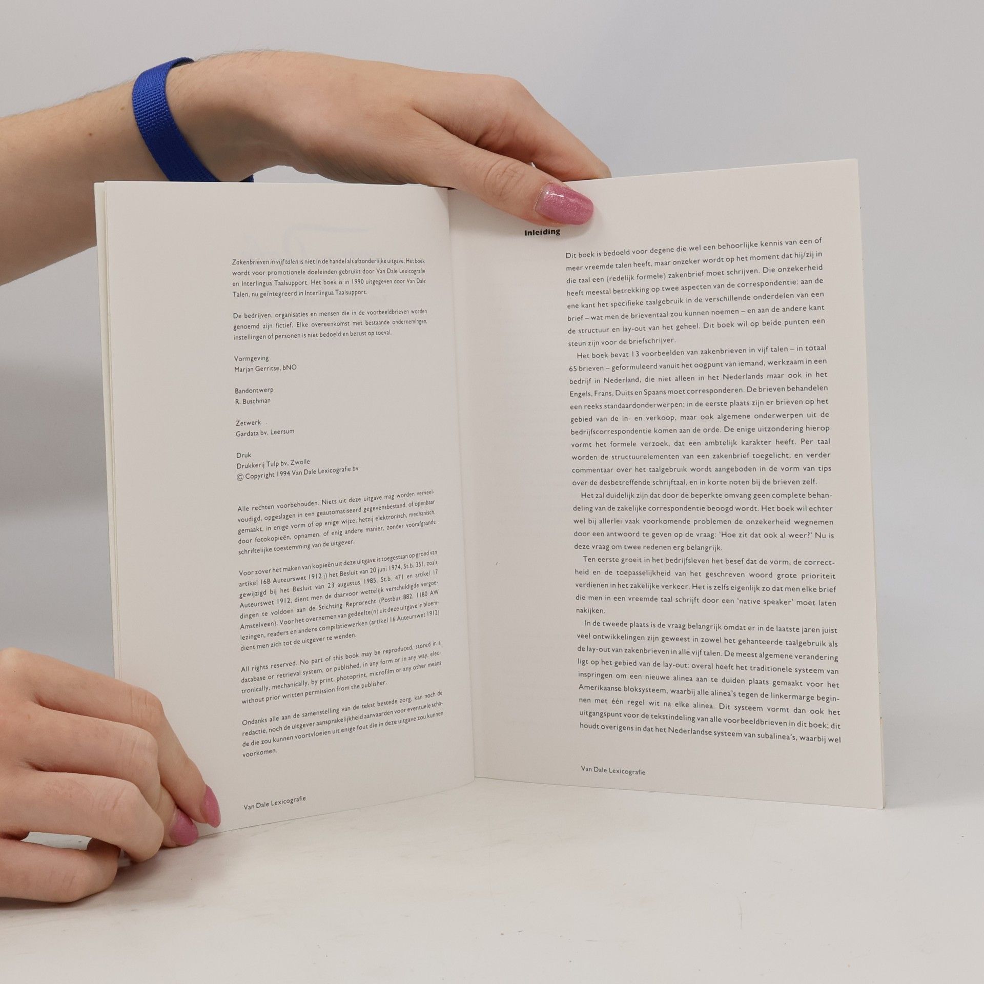 M. Hannay Van Dale Zakenbrieven in vijf talen