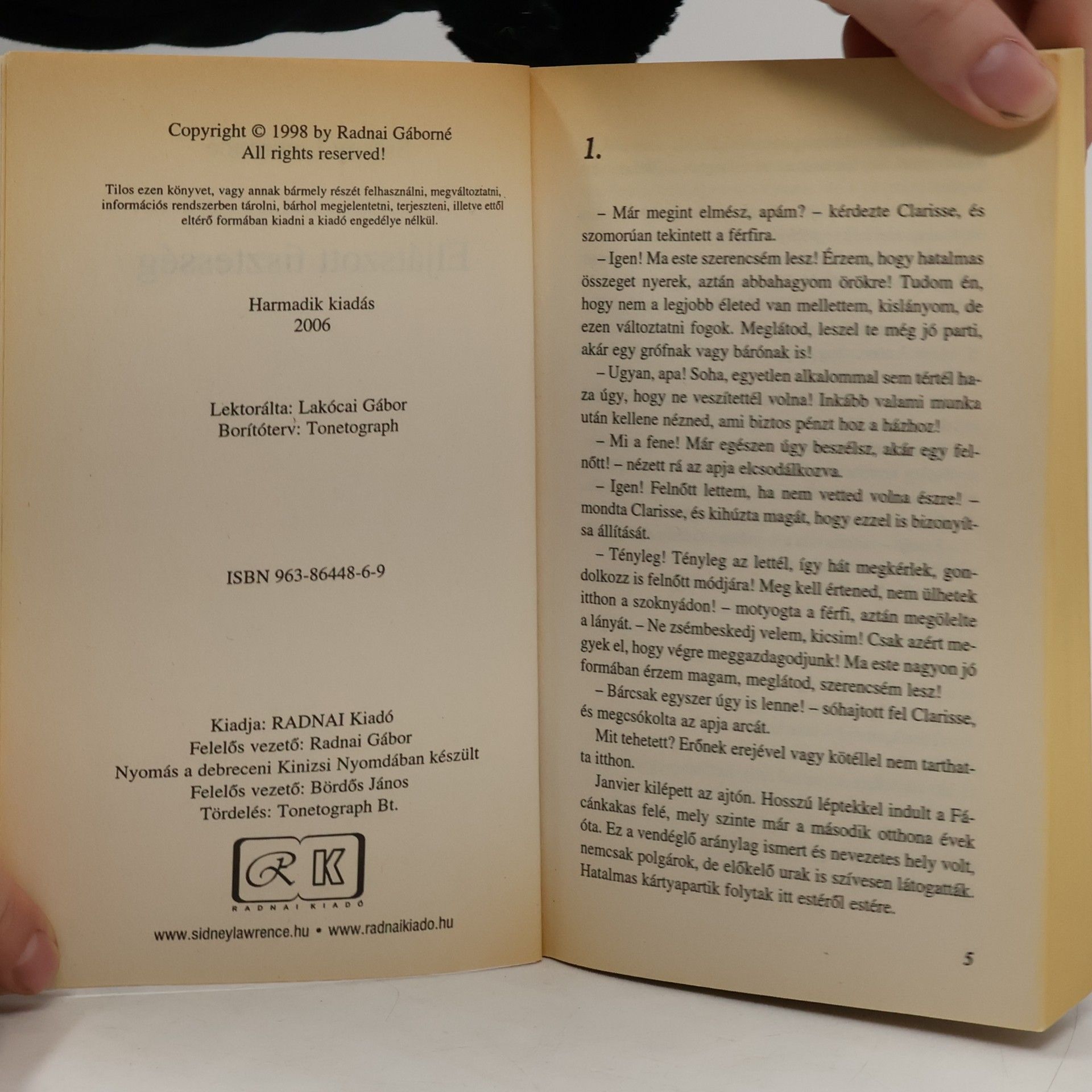 Sidney Lawrence Eljátszott tisztesség