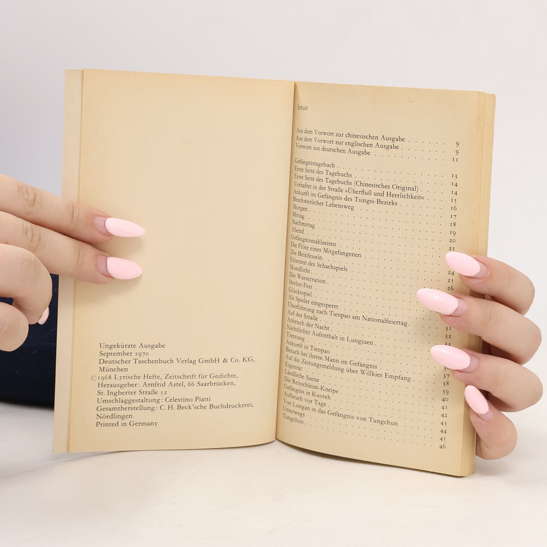 Ho Tschi Minh Gefängnistagebuch. 102 Gedichte