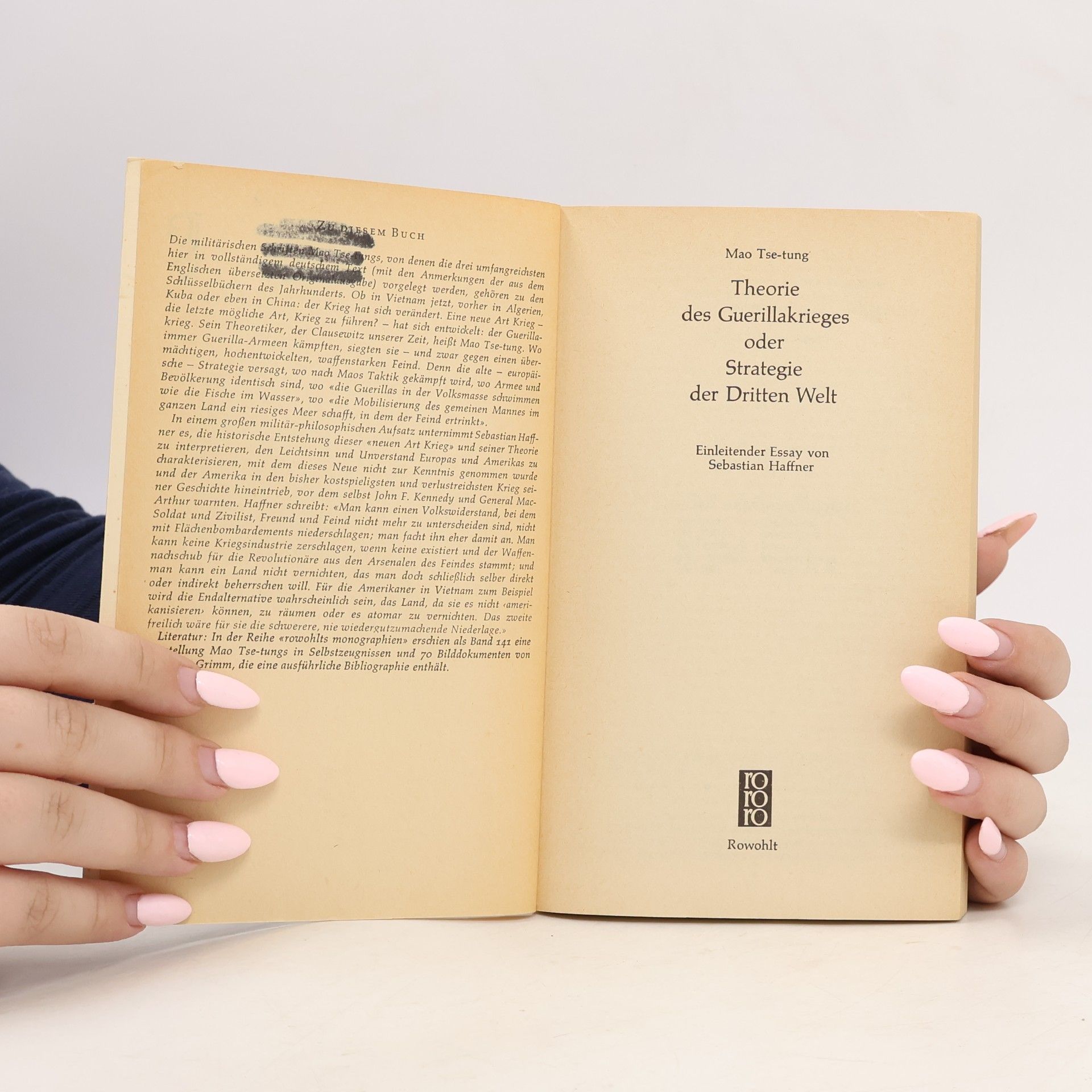 Zedong Mao Theorie des Guerillakrieges