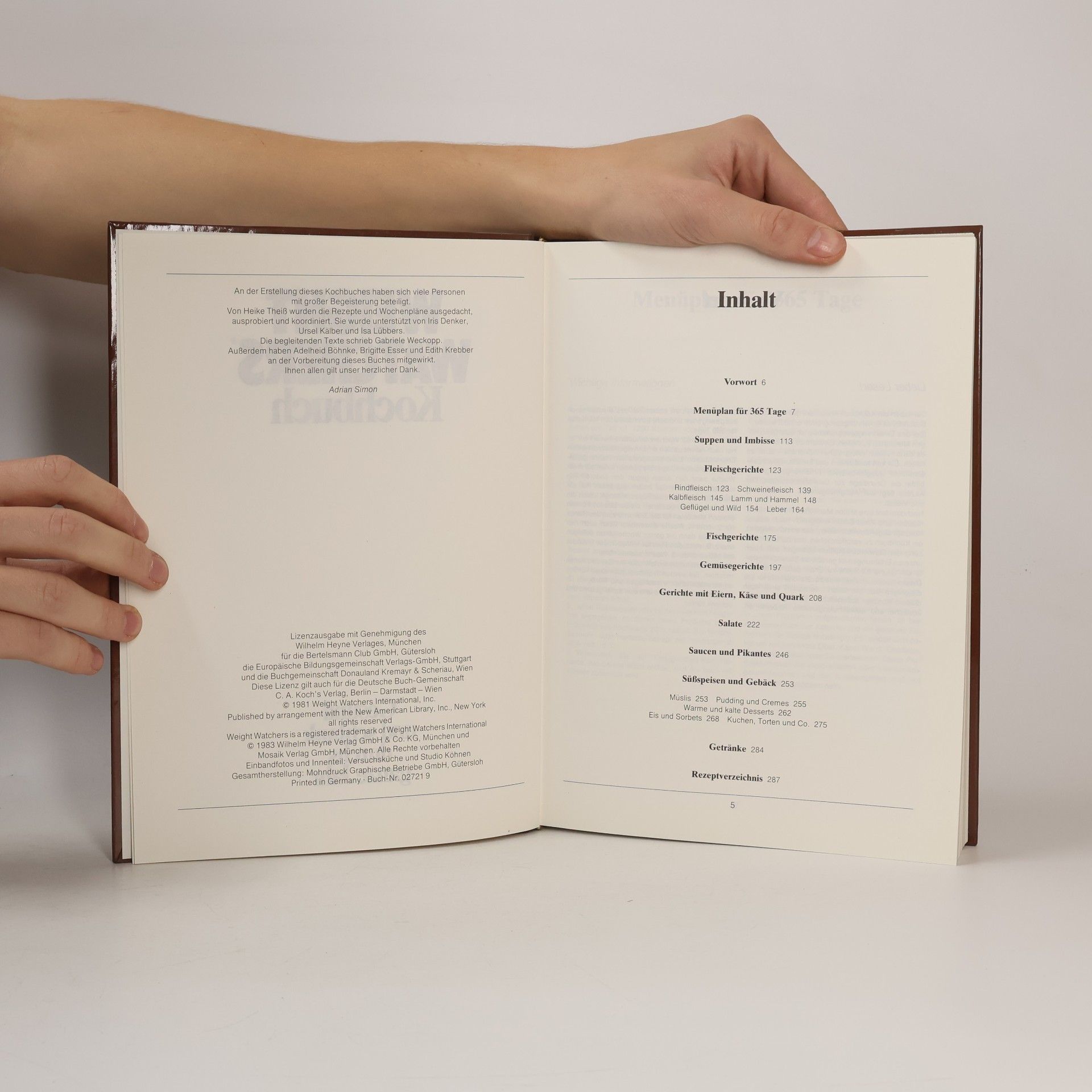 Various authors Weight Watchers. Kochbuch