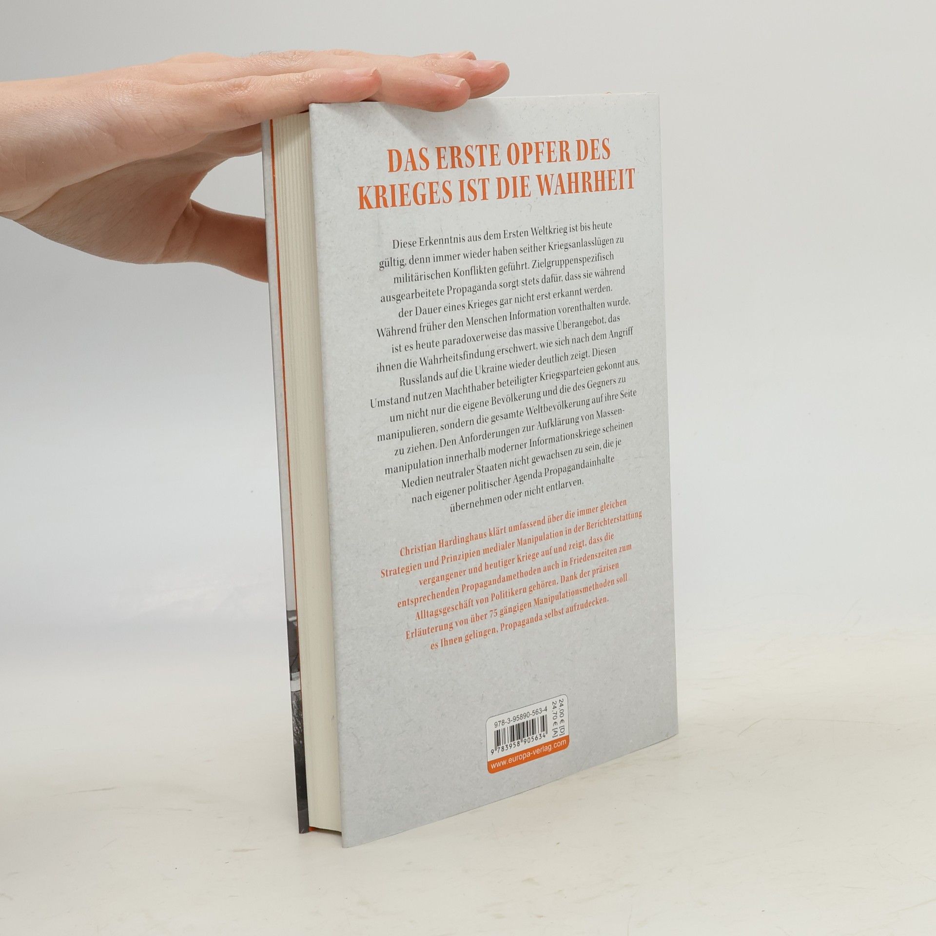 Christian Hardinghaus Kriegspropaganda und Medienmanipulation