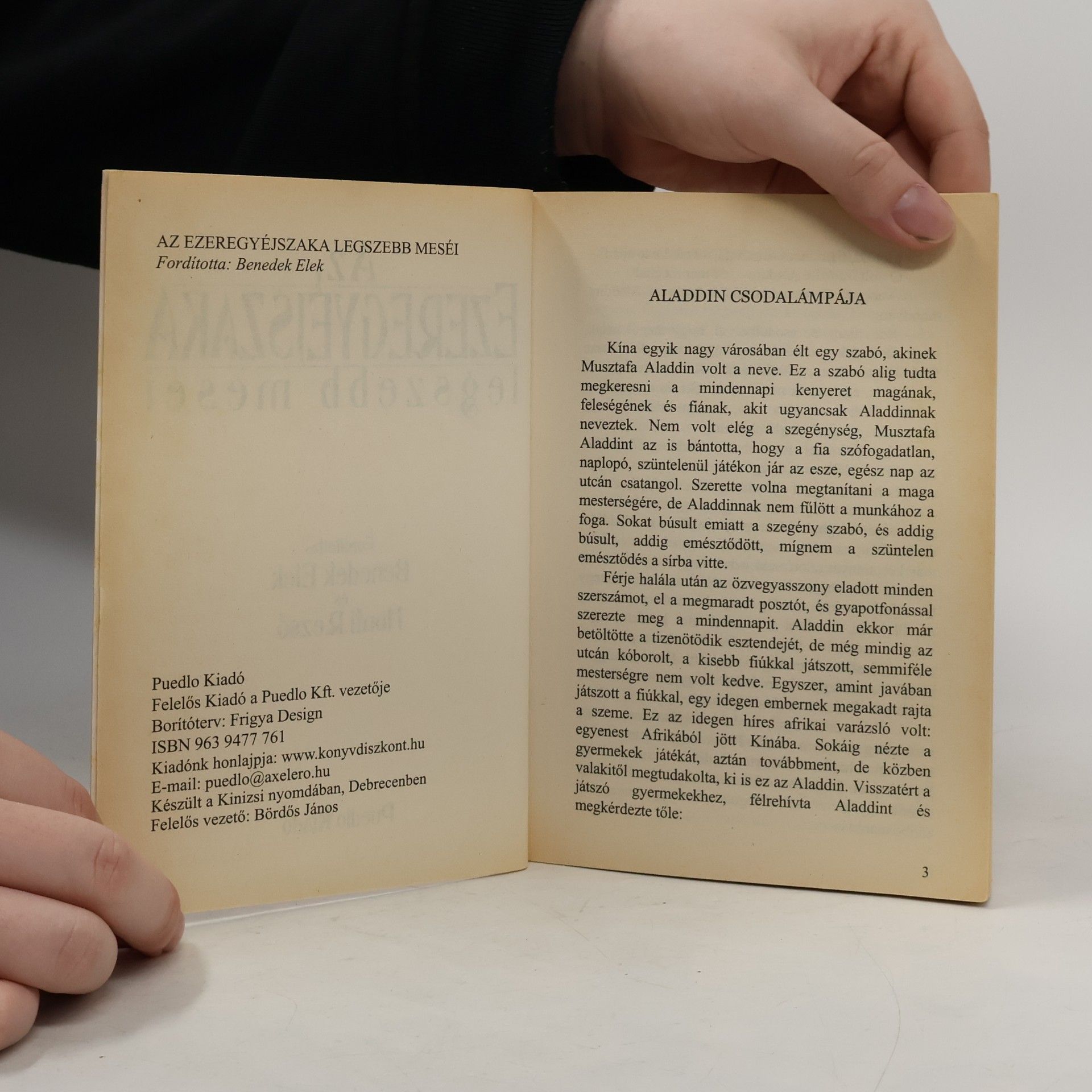 Various authors Az, ezeregyeiszaka legzebb meséi