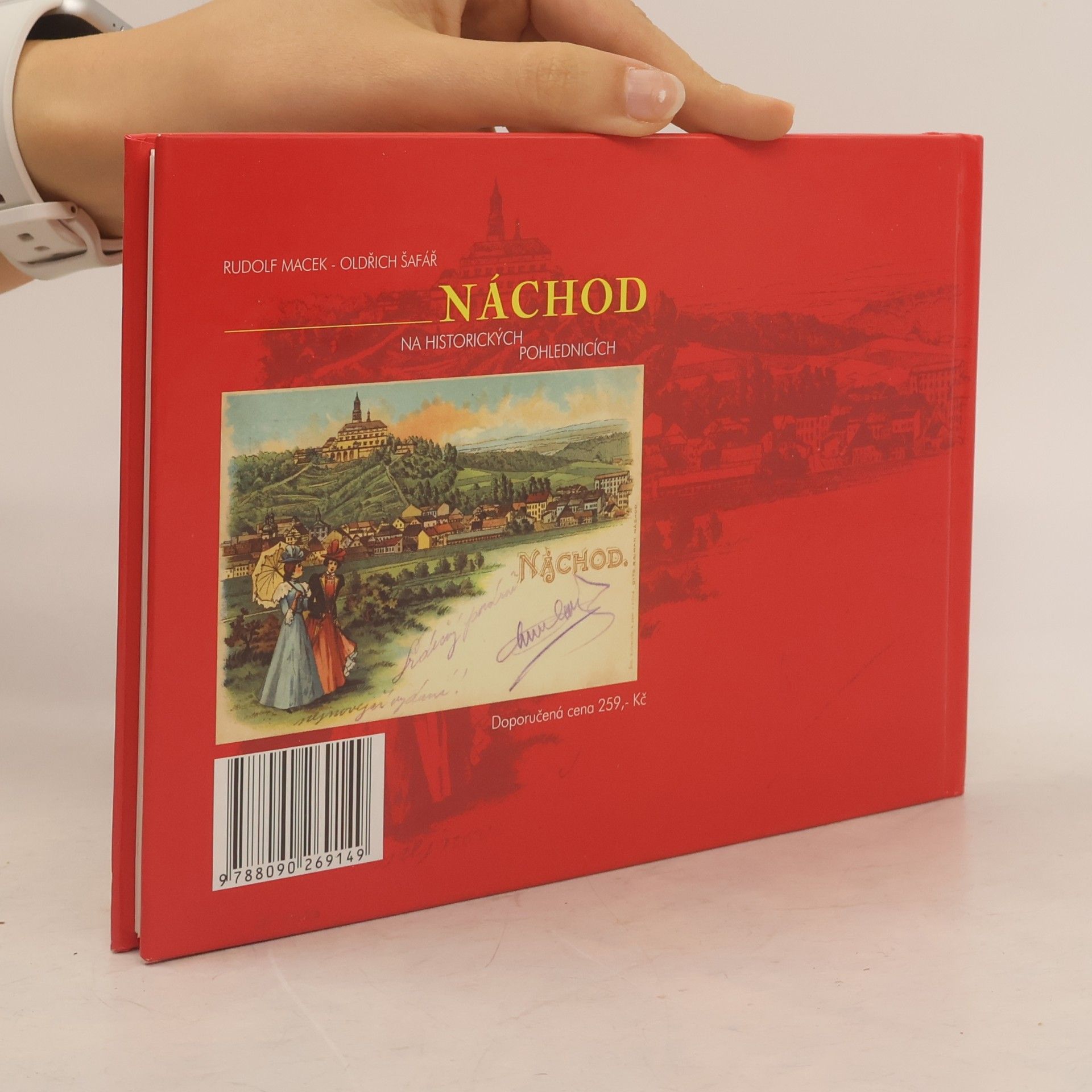 Rudolf Macek Náchod na historických pohlednicích