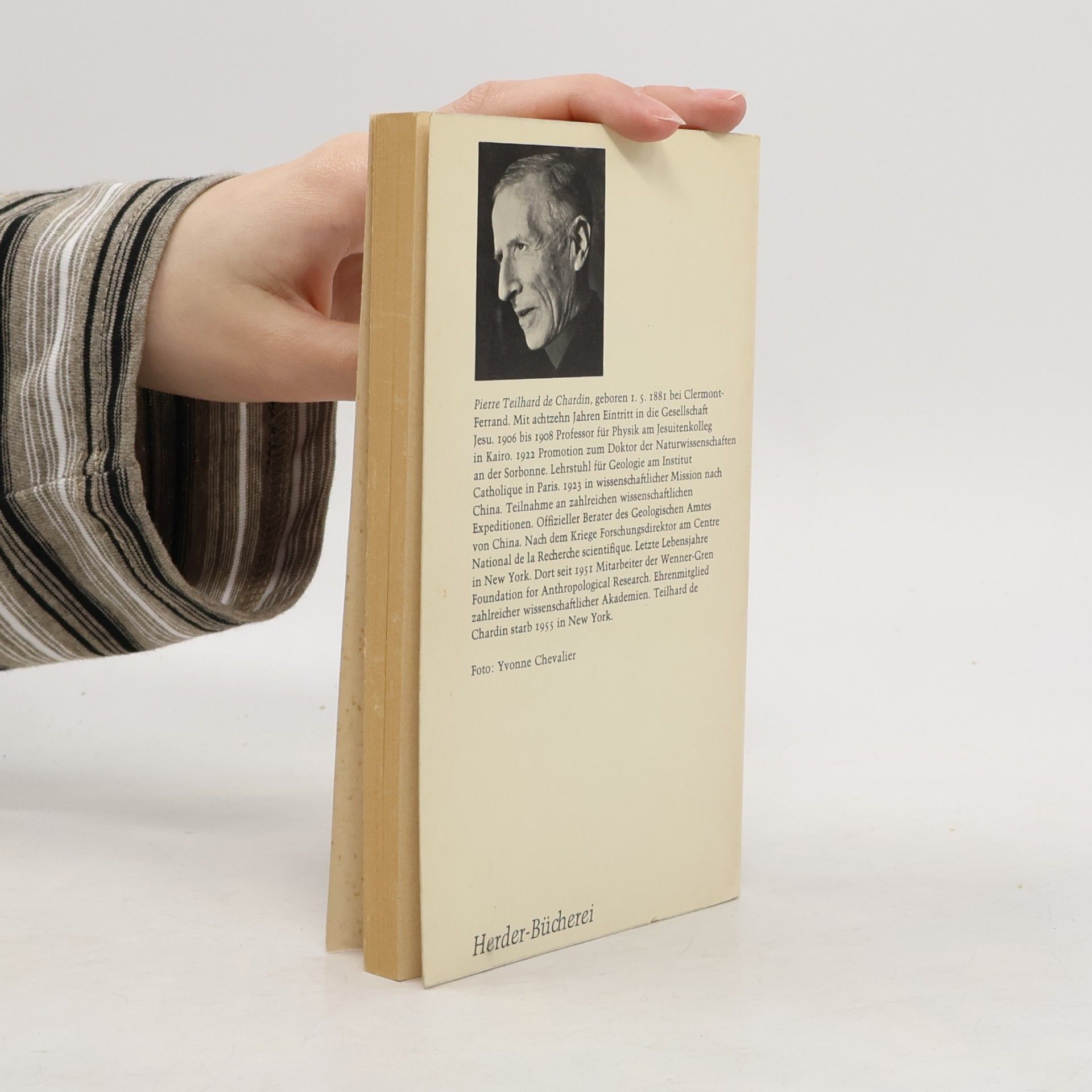 Pierre Teilhard de Chardin Pilger de Zukunft
