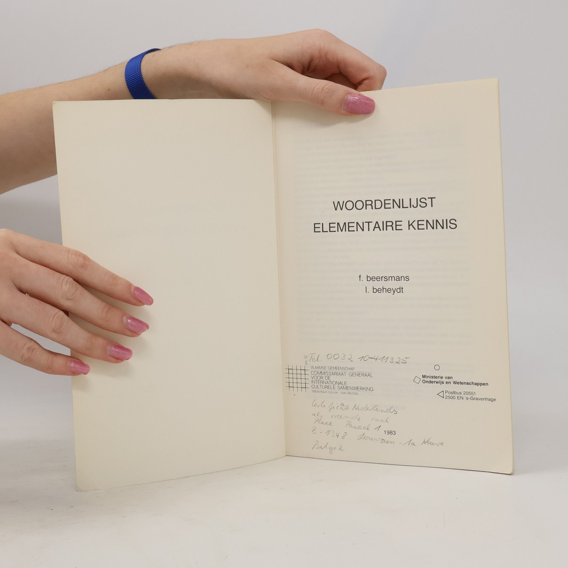 F. Beersmans Woordenlijs