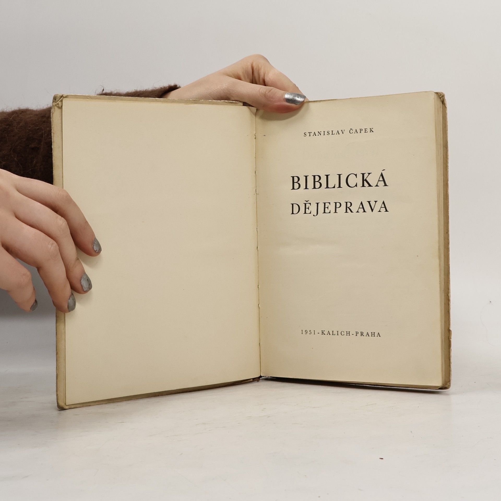 Stanislav Čapek Biblická dějeprava