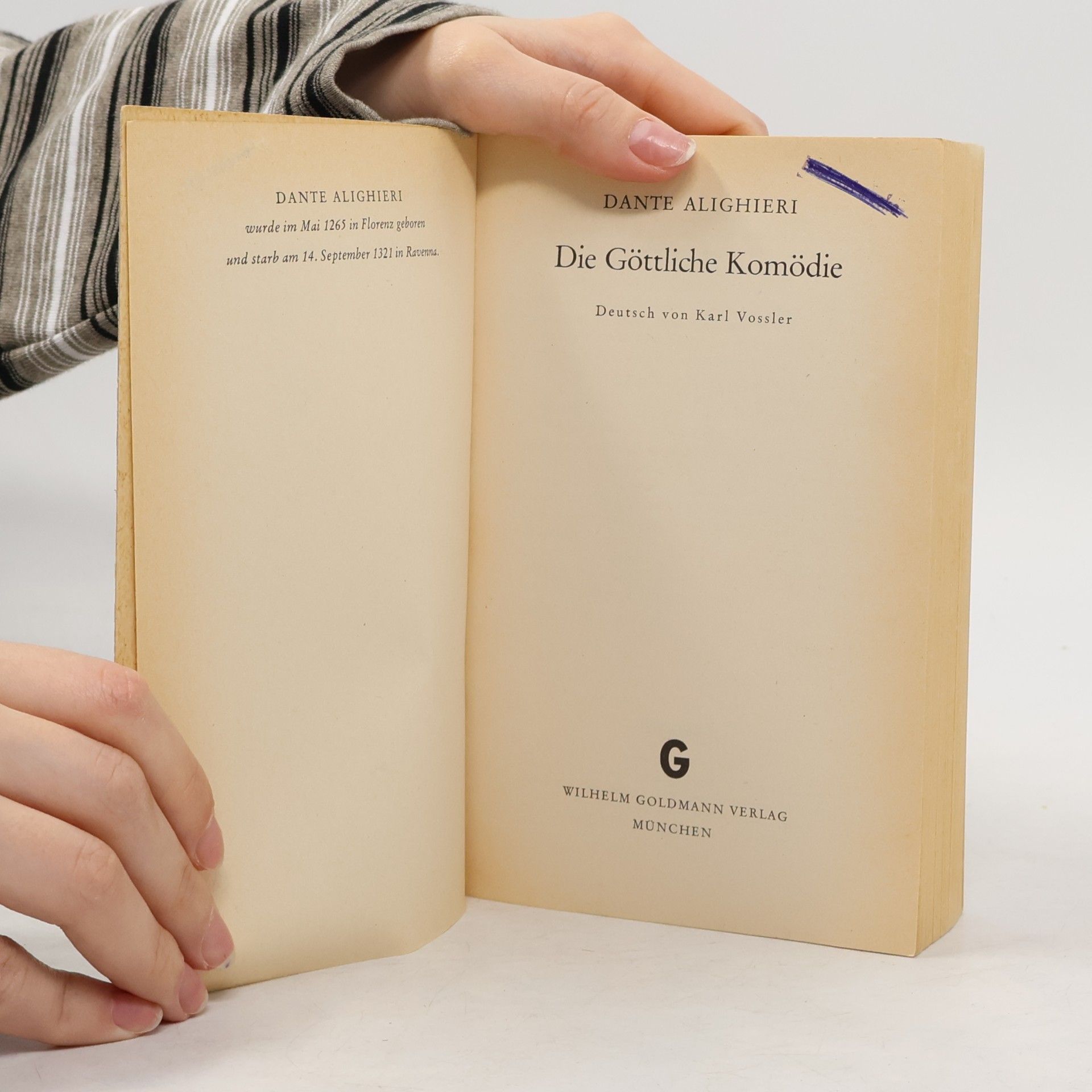 Dante Alighieri Die Göttliche Komödie