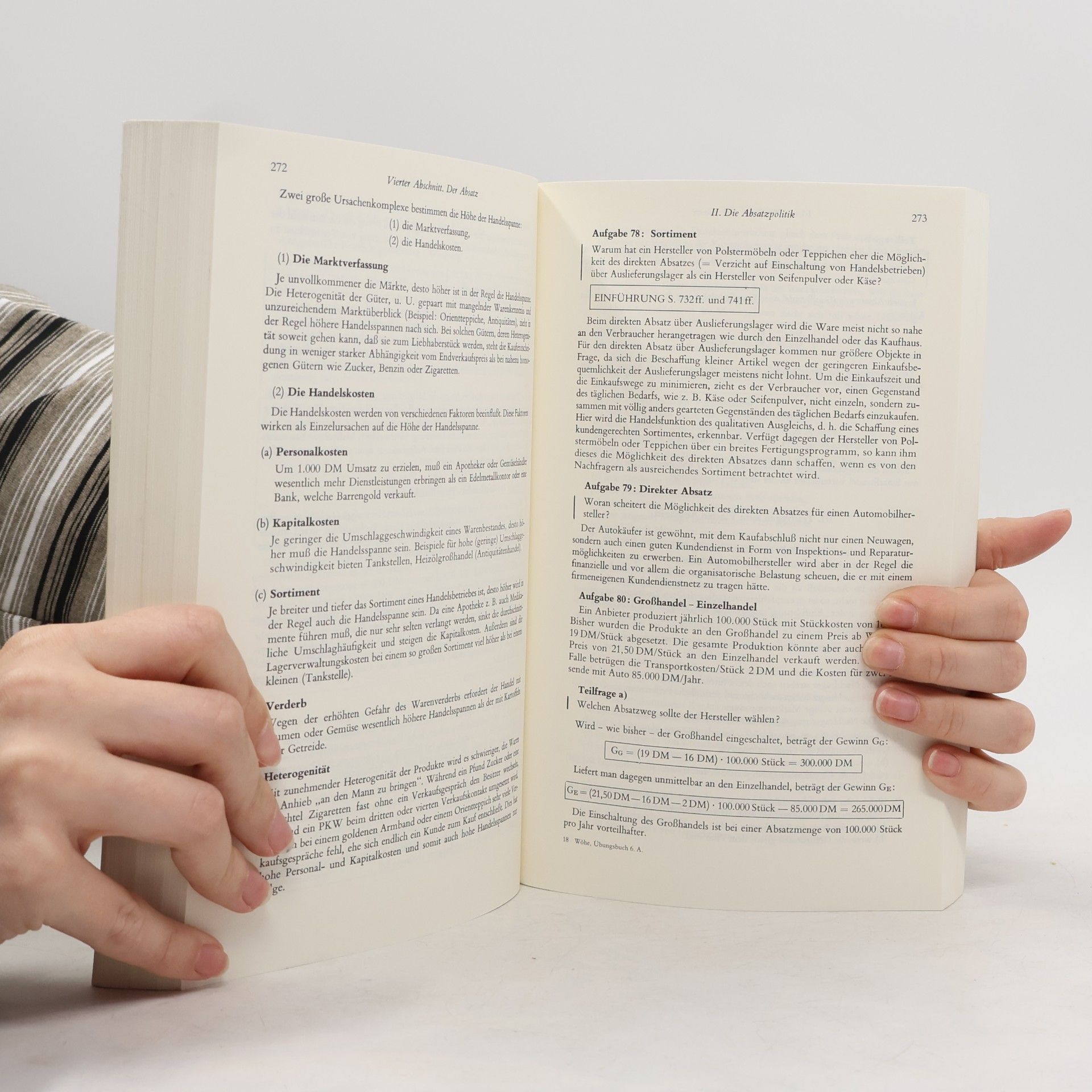Günter Wöhe Übungsbuch zur Einführung in die Allgemeine Betriebswirtschaftslehre 6. Auflage