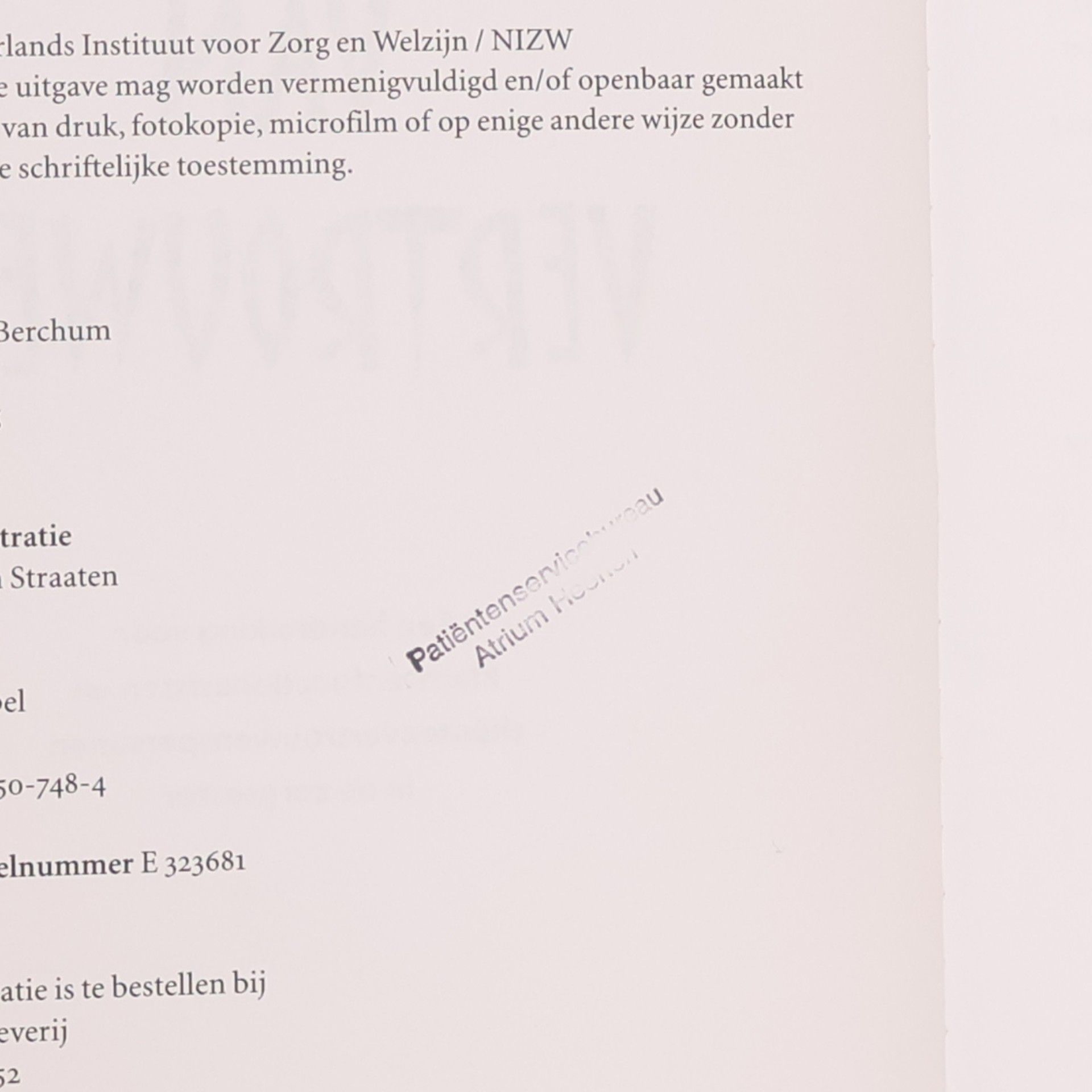 Kirsten van Berchum Een kwestie van vertrouwen