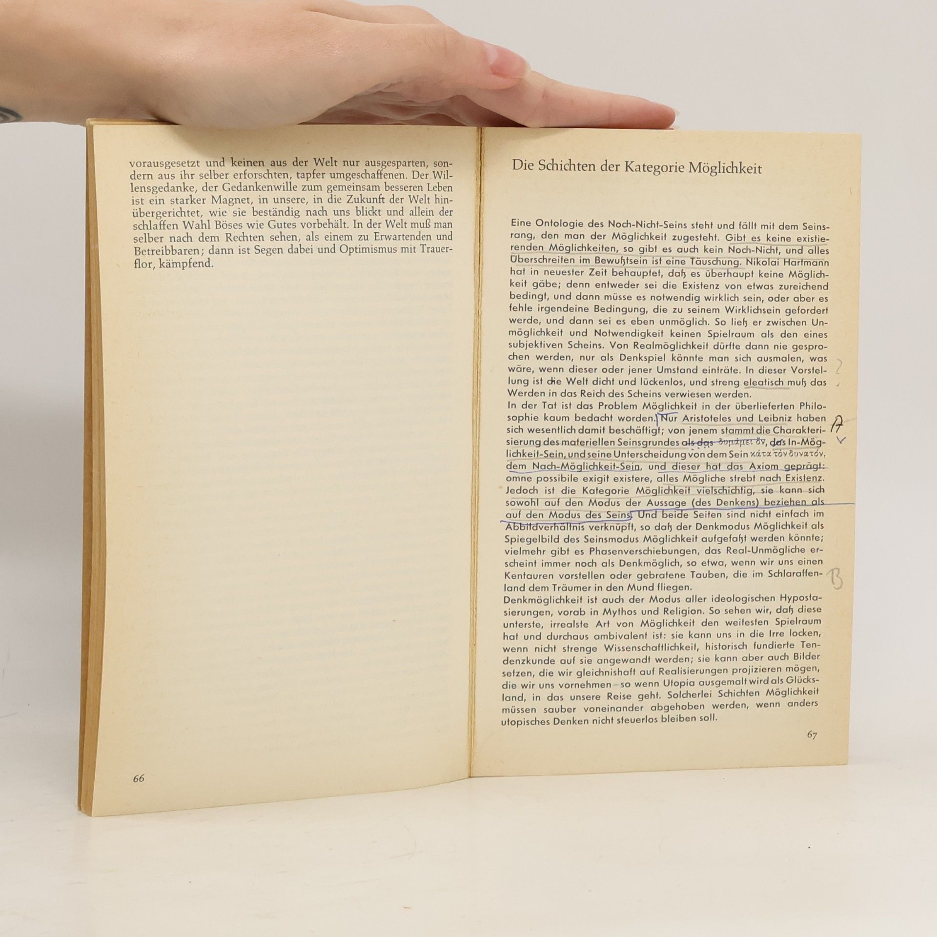 Ernst Bloch Auswahl aus seinen Schriften