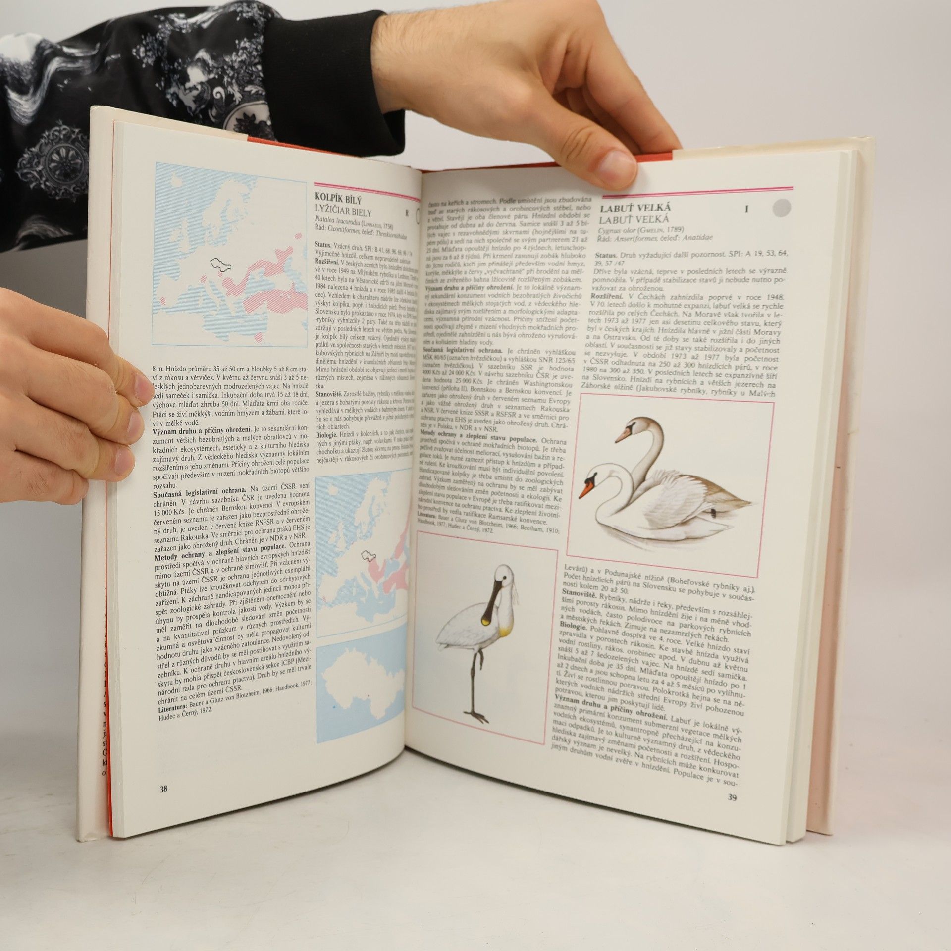 Various authors Červená kniha ohrožených a vzácných druhů rostlin a živočichů ČSSR 1. Ptáci