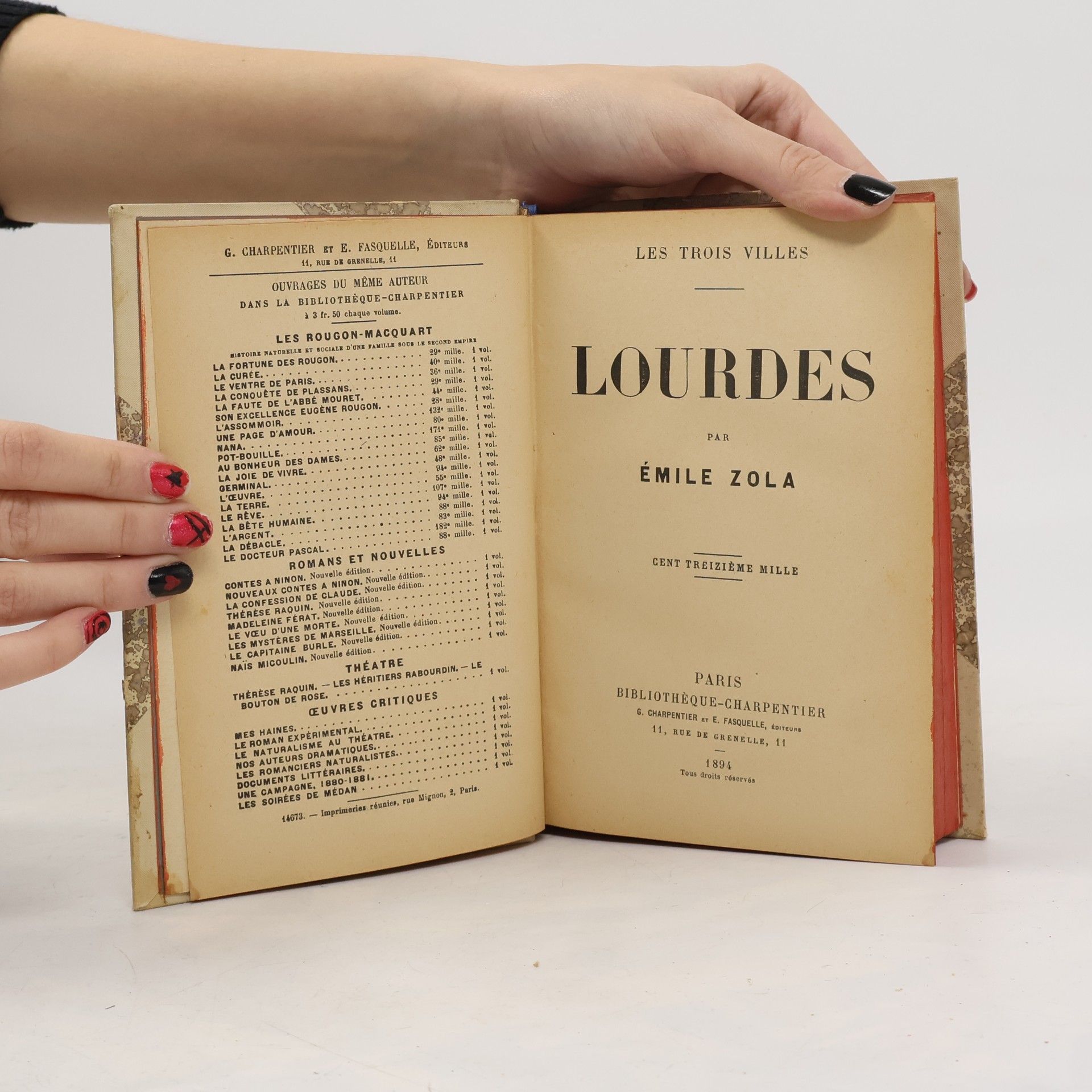 Émile Zola Lourdes