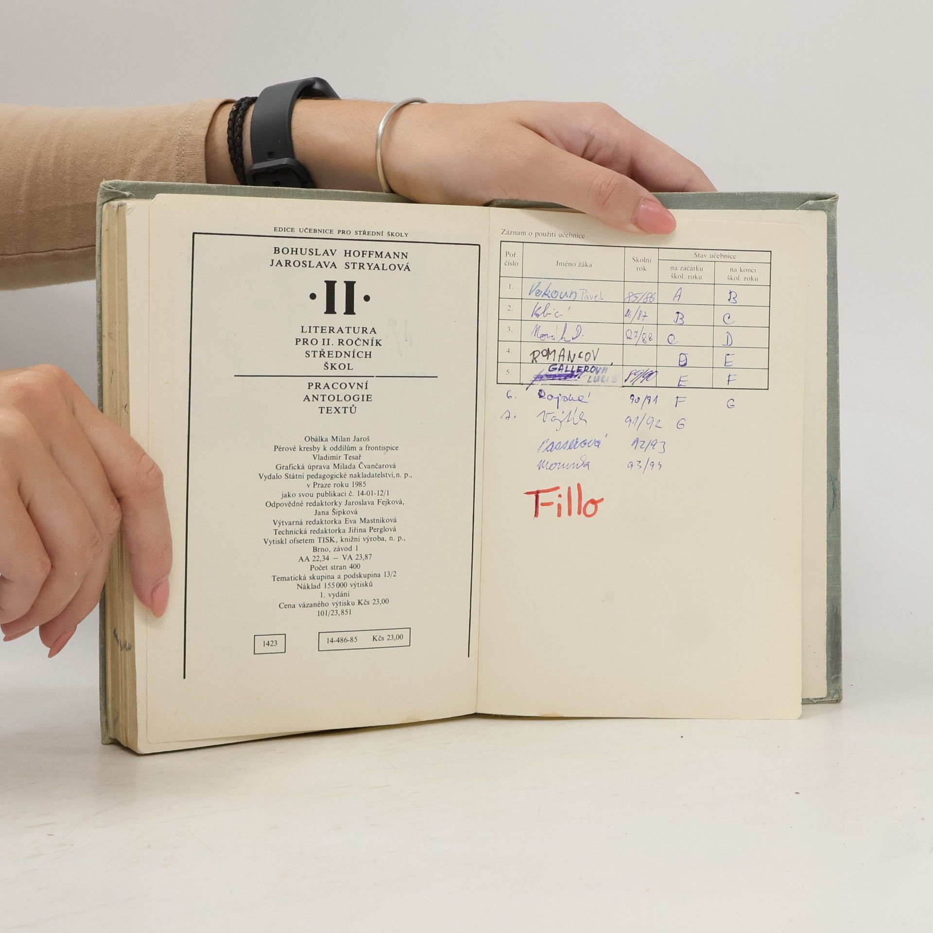Bohuslav Hoffmann Literatura pro 2. ročník středních škol