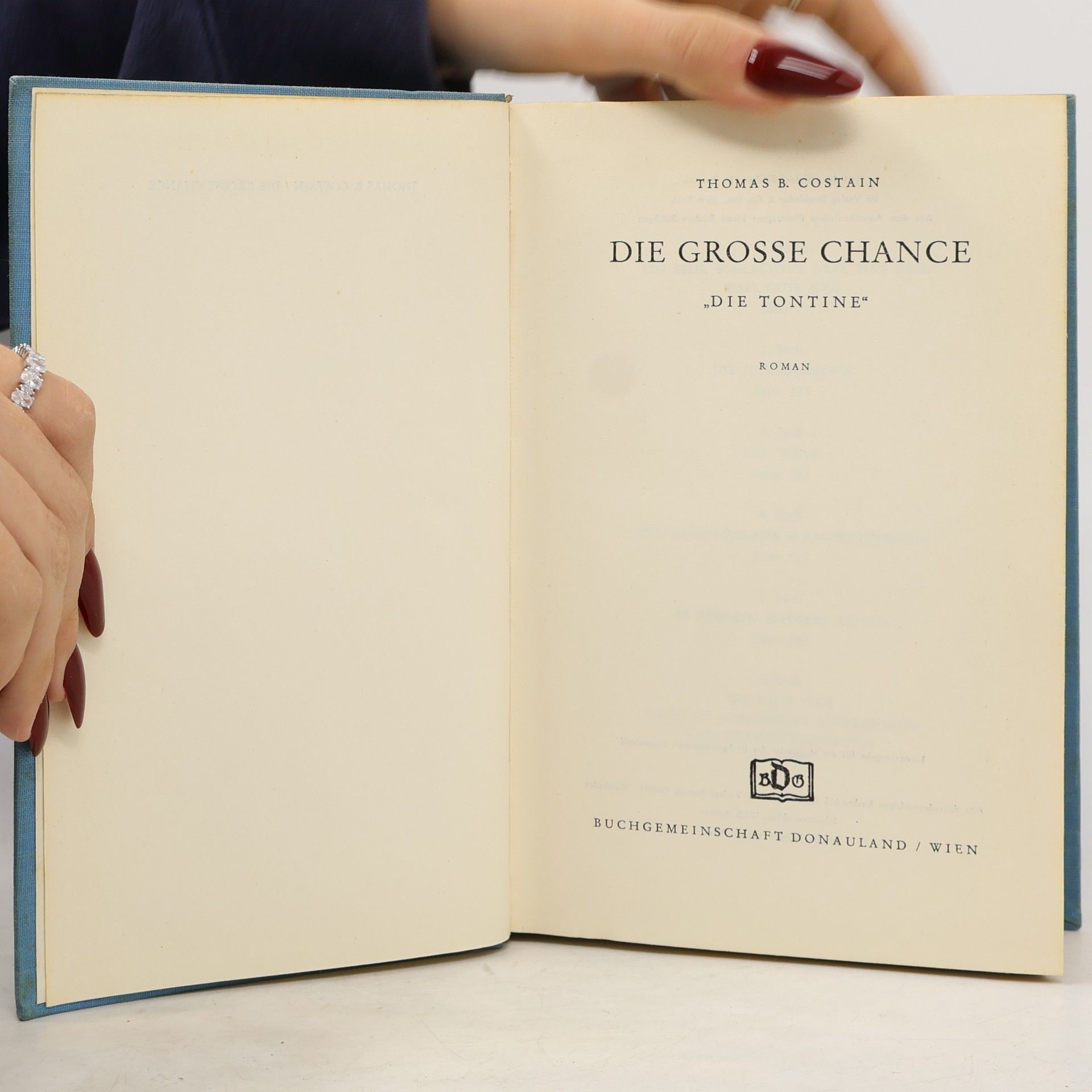 Thomas B. (Thomas Bertram) Costain Die grosse Chance