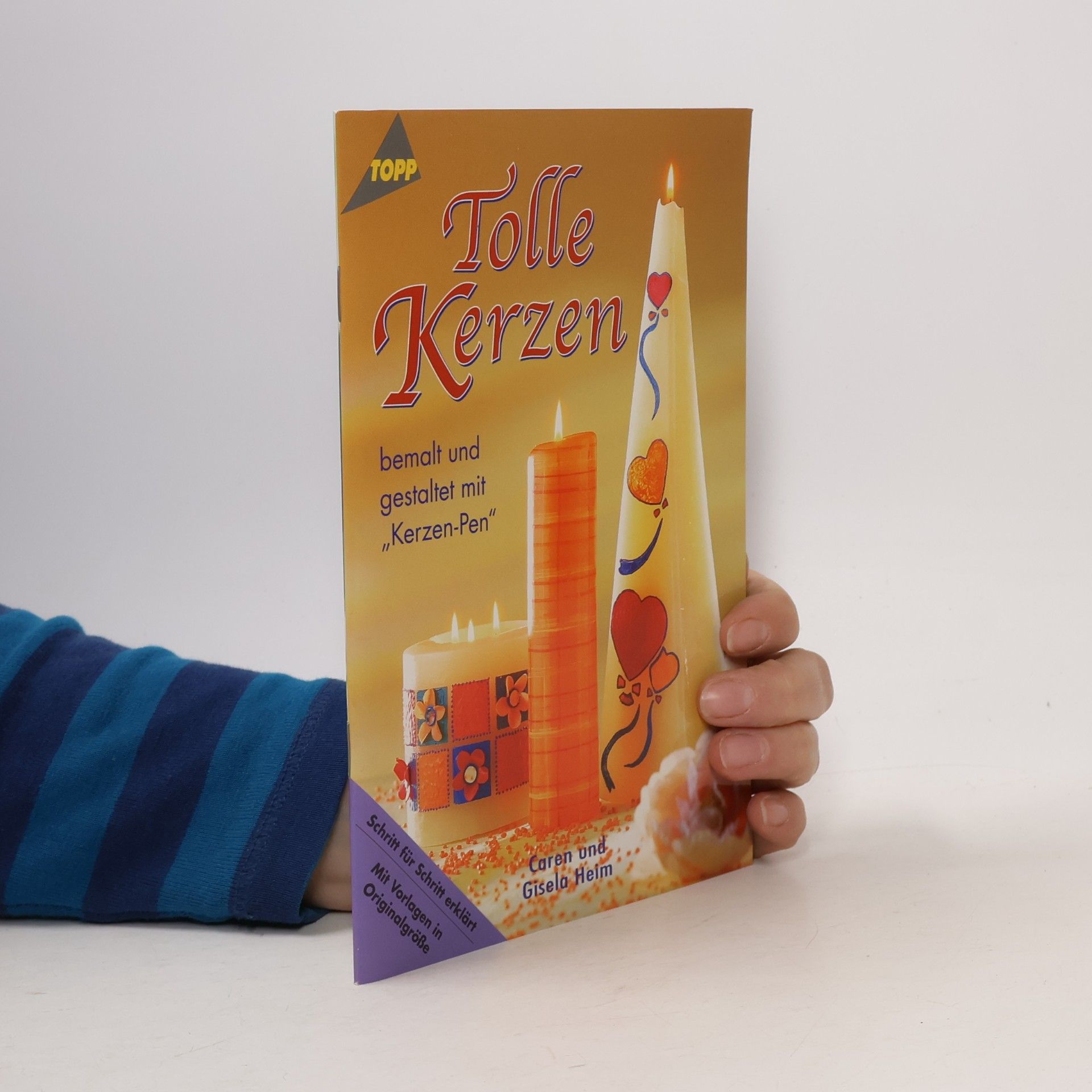 Caren Heim Tolle Kerzen bemalt und gestaltet mit "Kerzen-Pen"