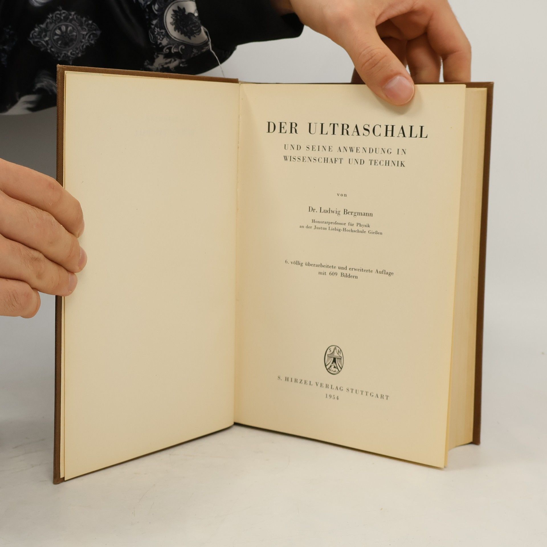 Ludwig Bergmann Der Ultraschall