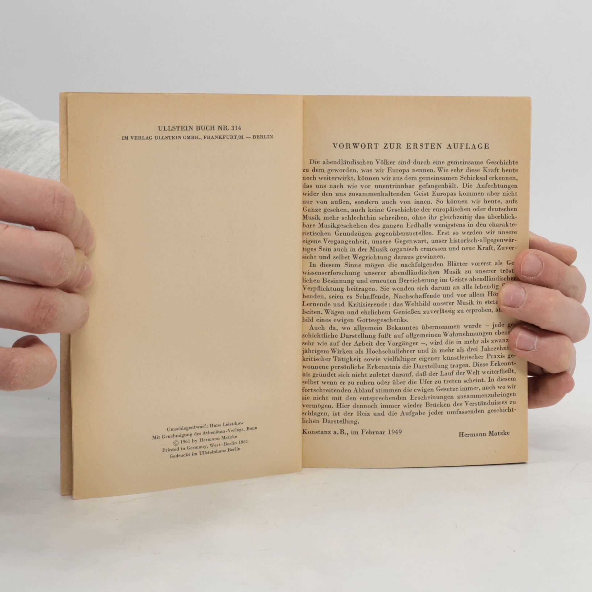 Hermann Matzke Musikgeschichte der Welt