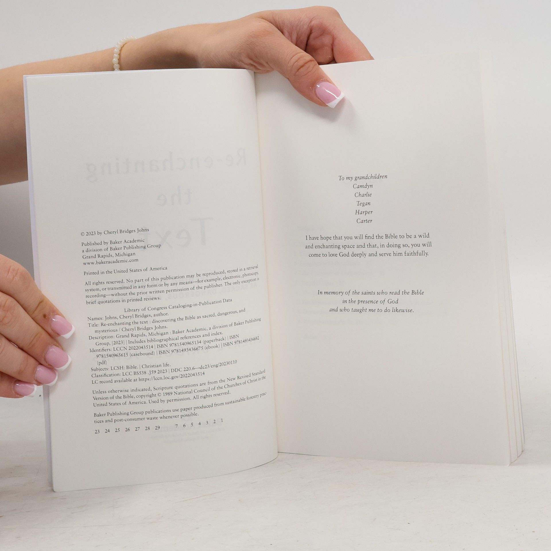 Cheryl Bridges Johns Re-Enchanting the Text