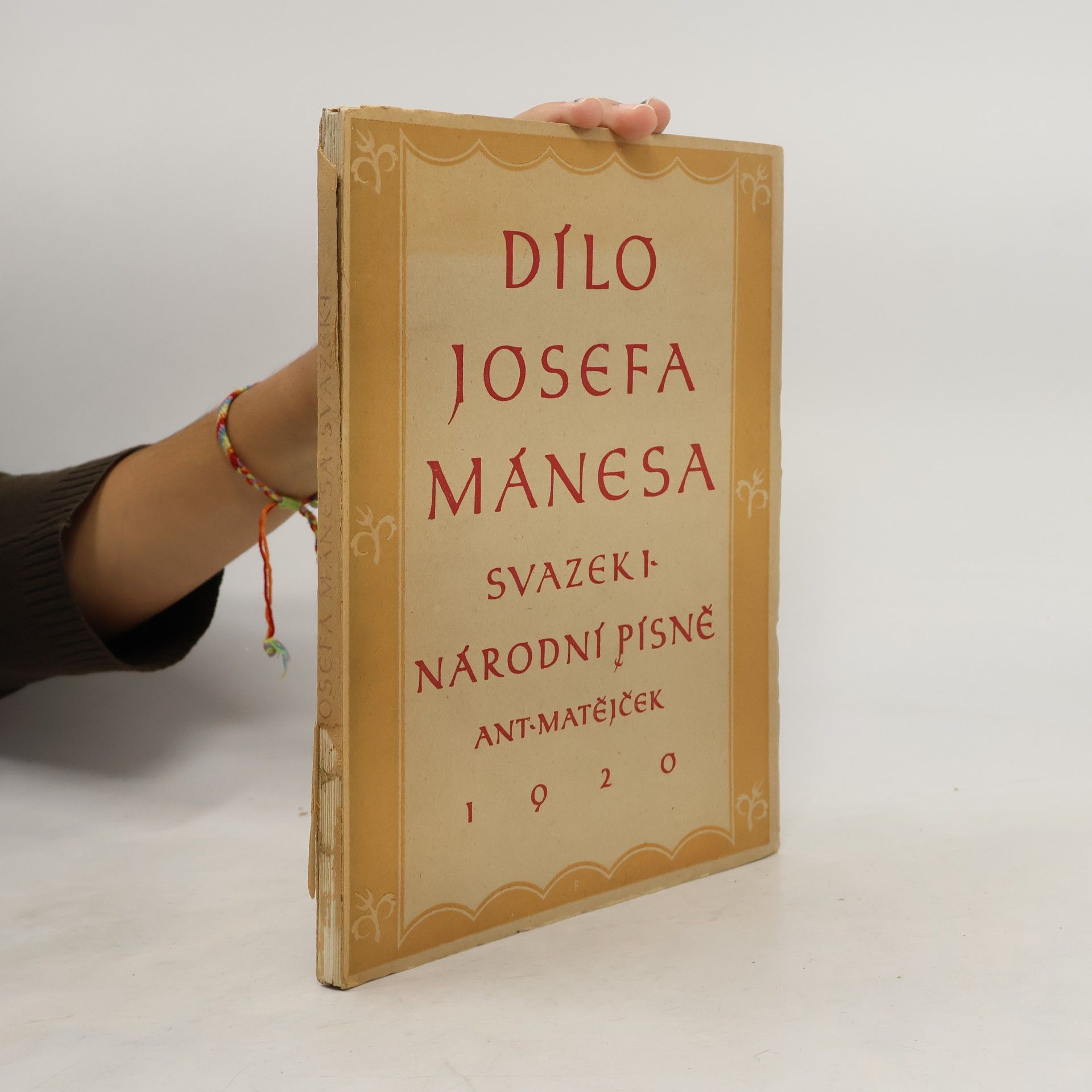 Dílo Josefa Mánesa svazek I. Národní písně