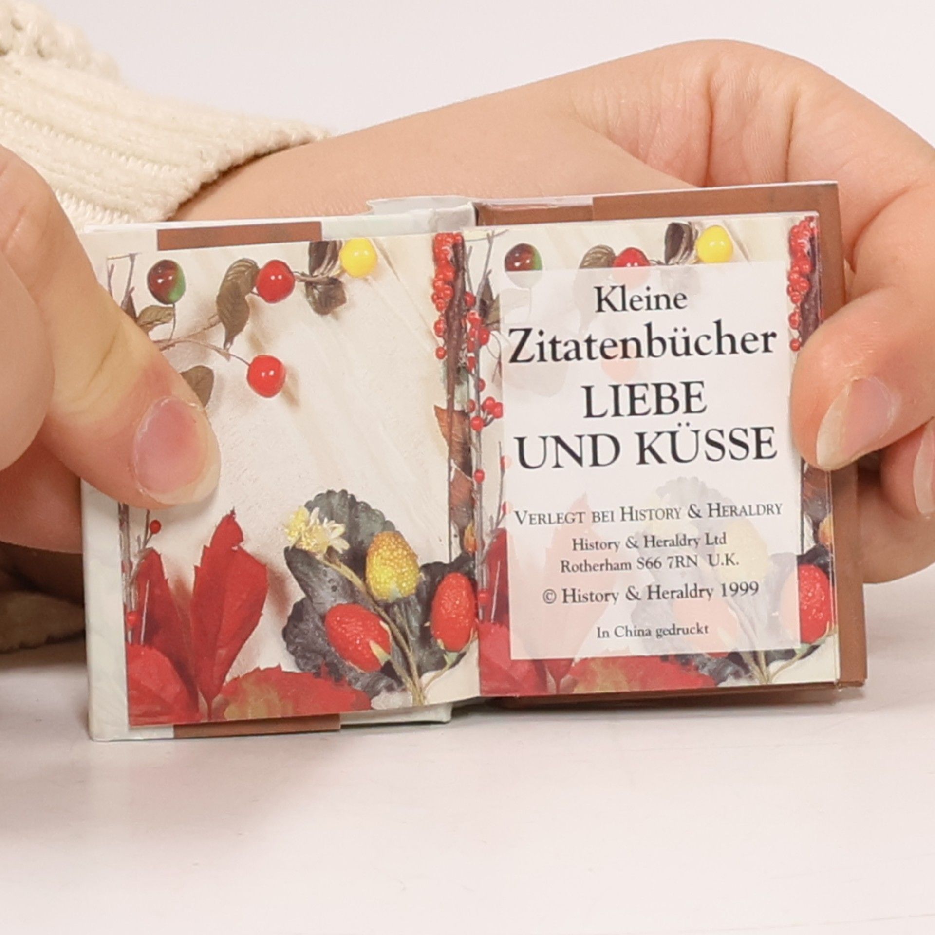 Kleine Zitatenbücher - Liebe und Küsse