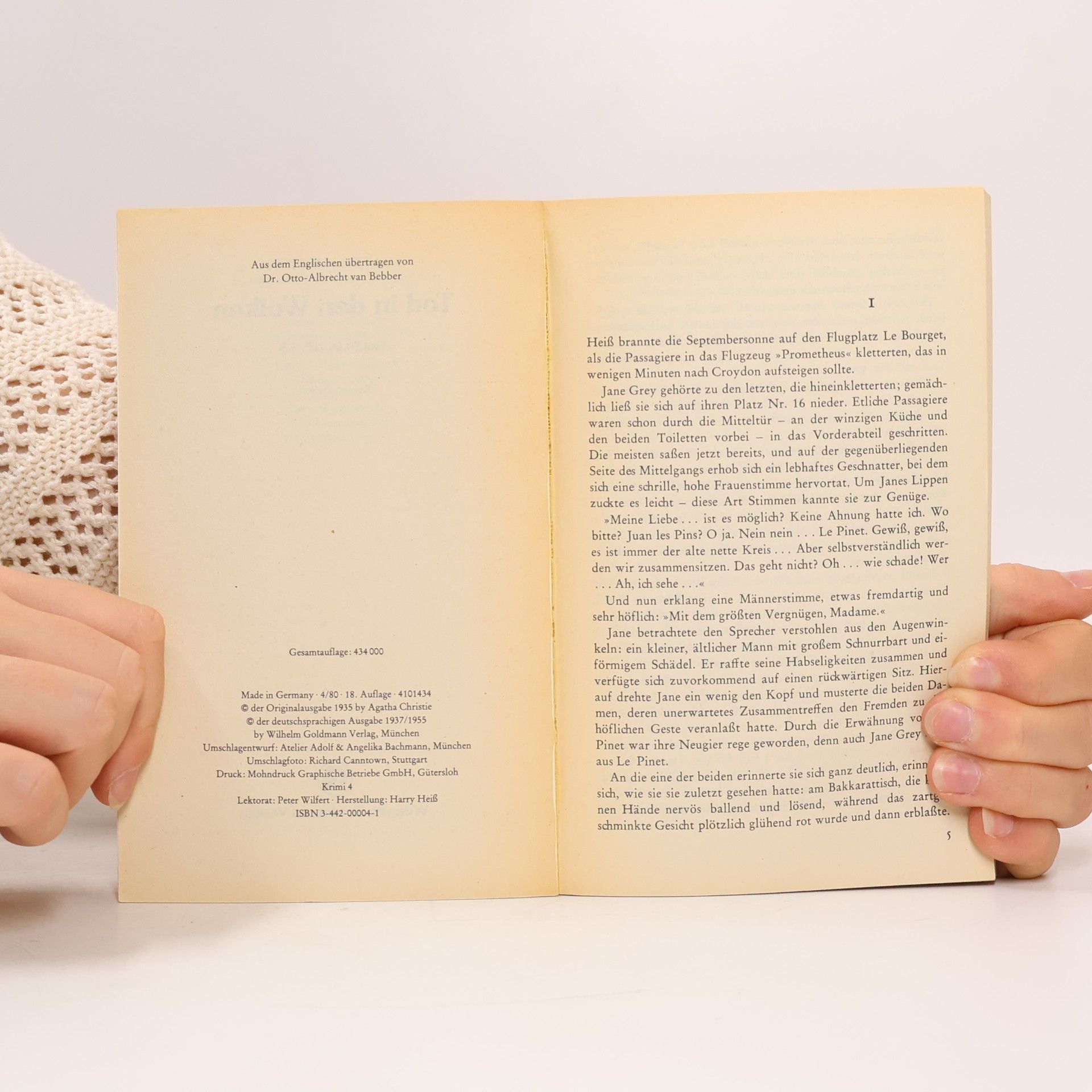 Agatha Christie Tod in den Wolken