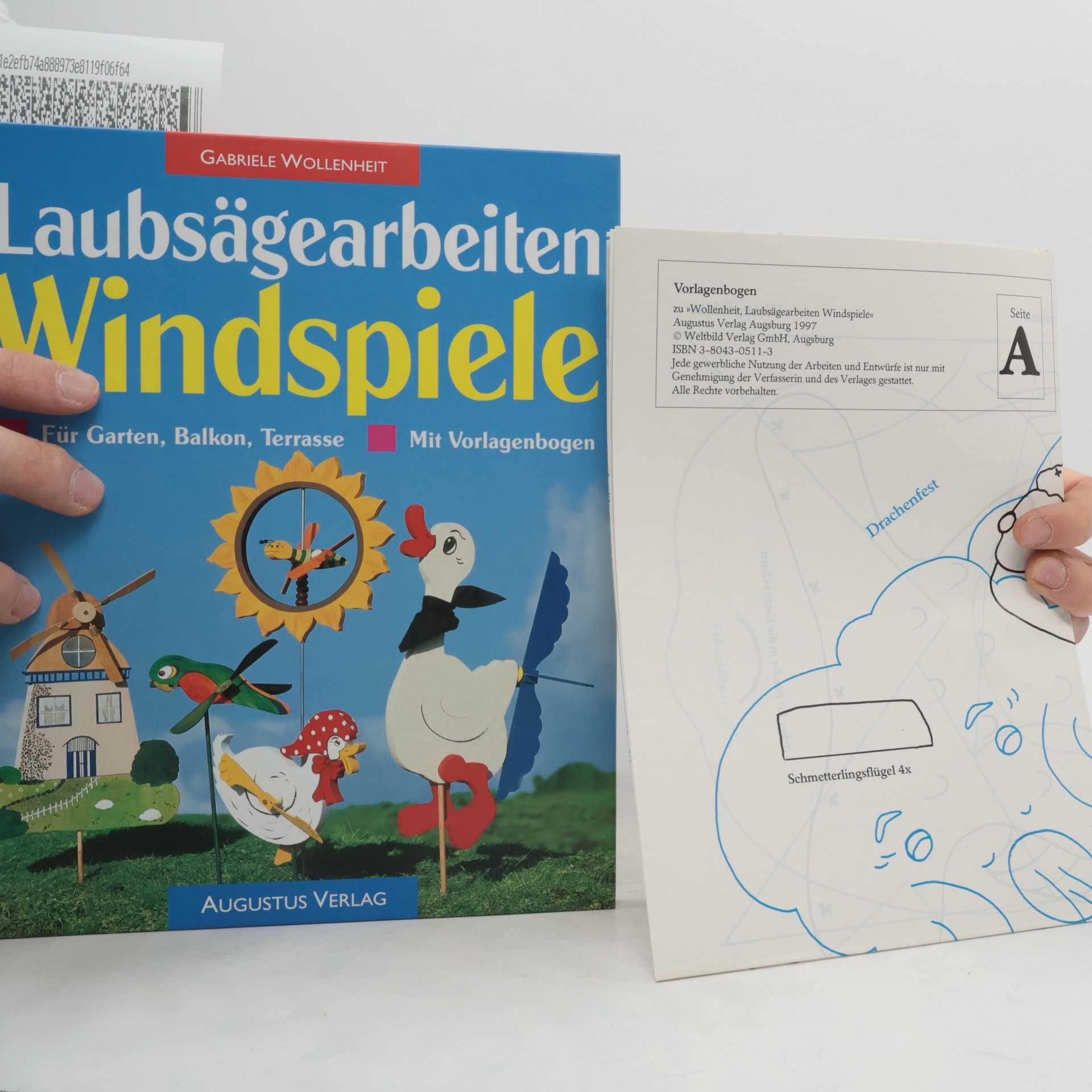 Laubsägearbeiten Windspiele für Garten, Balkon, Terrasse