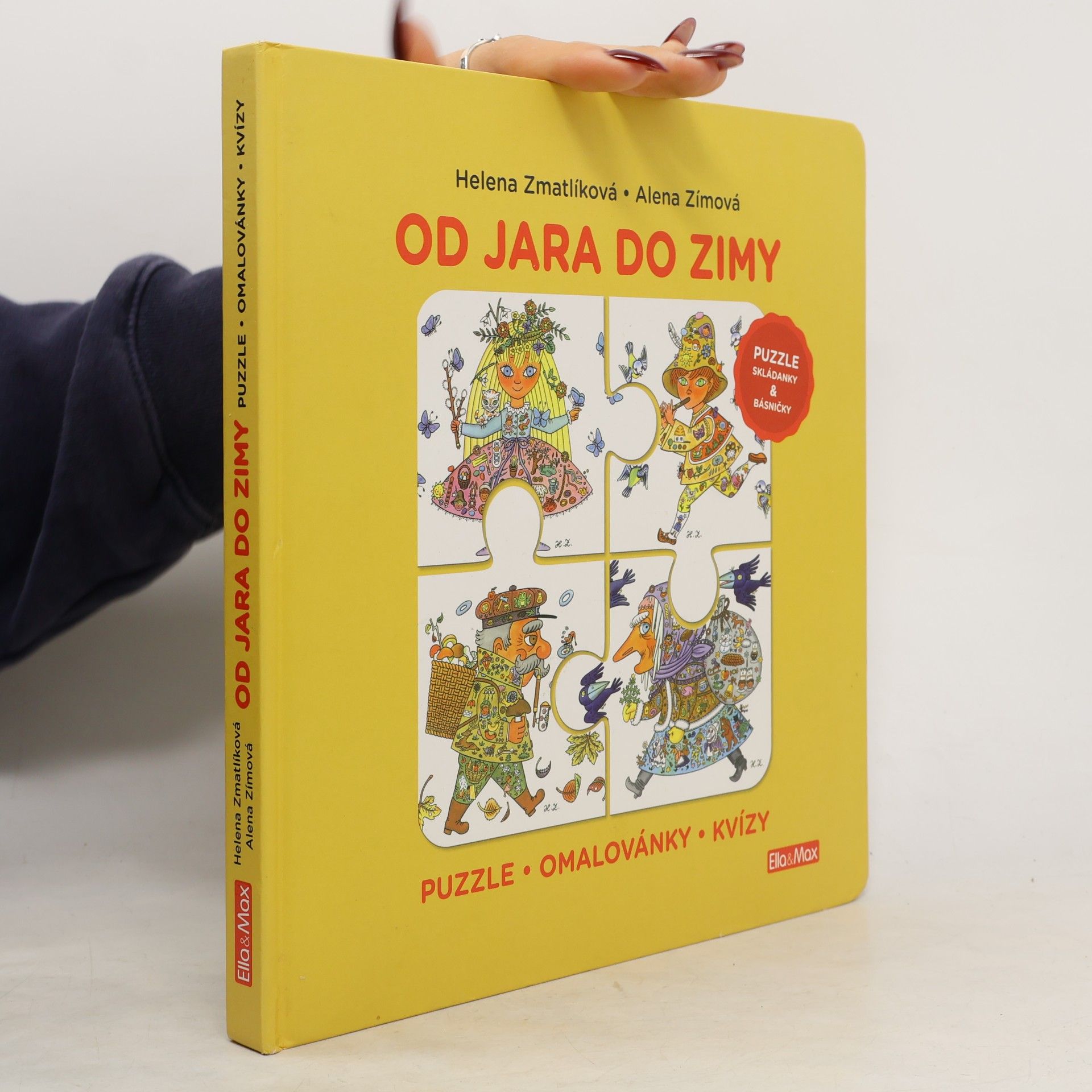 Od jara do zimy: puzzle, omalovánky, kvízy