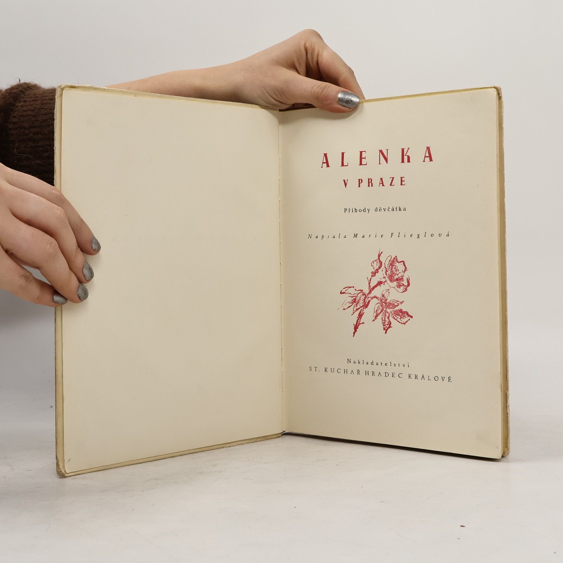 Marie Flieglová Alenka v Praze