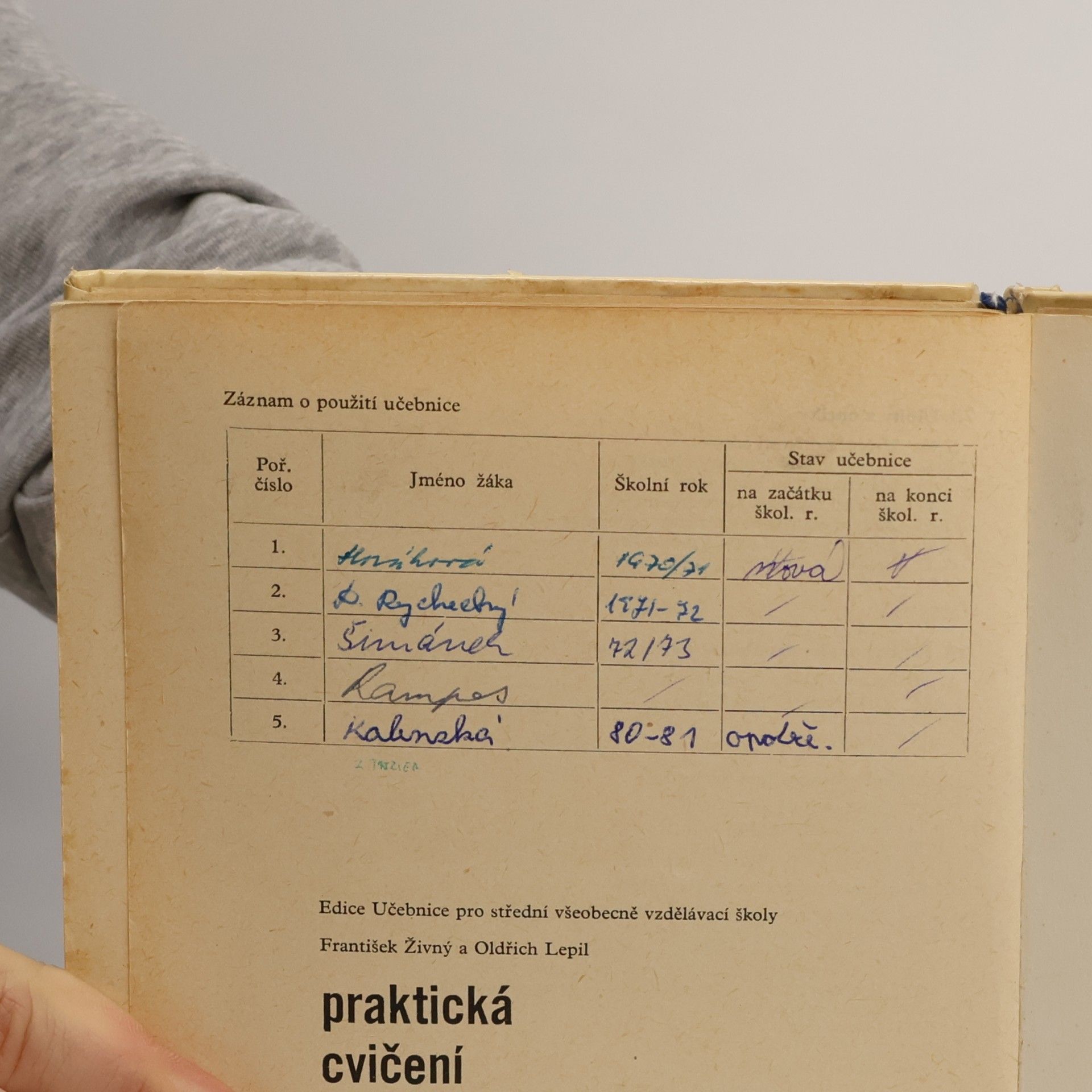 František Živný Praktická cvičení z fyziky