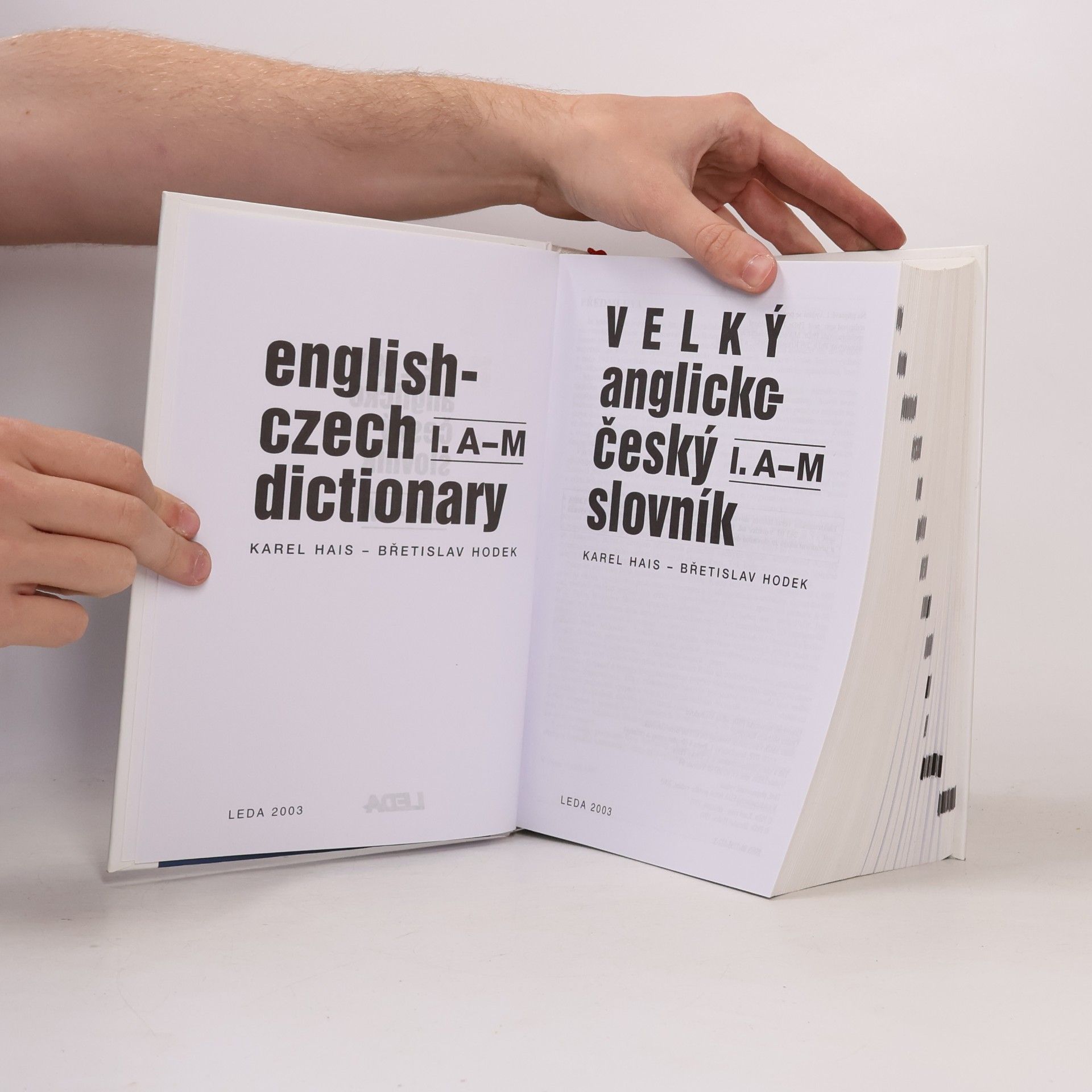 Břetislav Hodek Velký anglicko-český slovník I. A-M