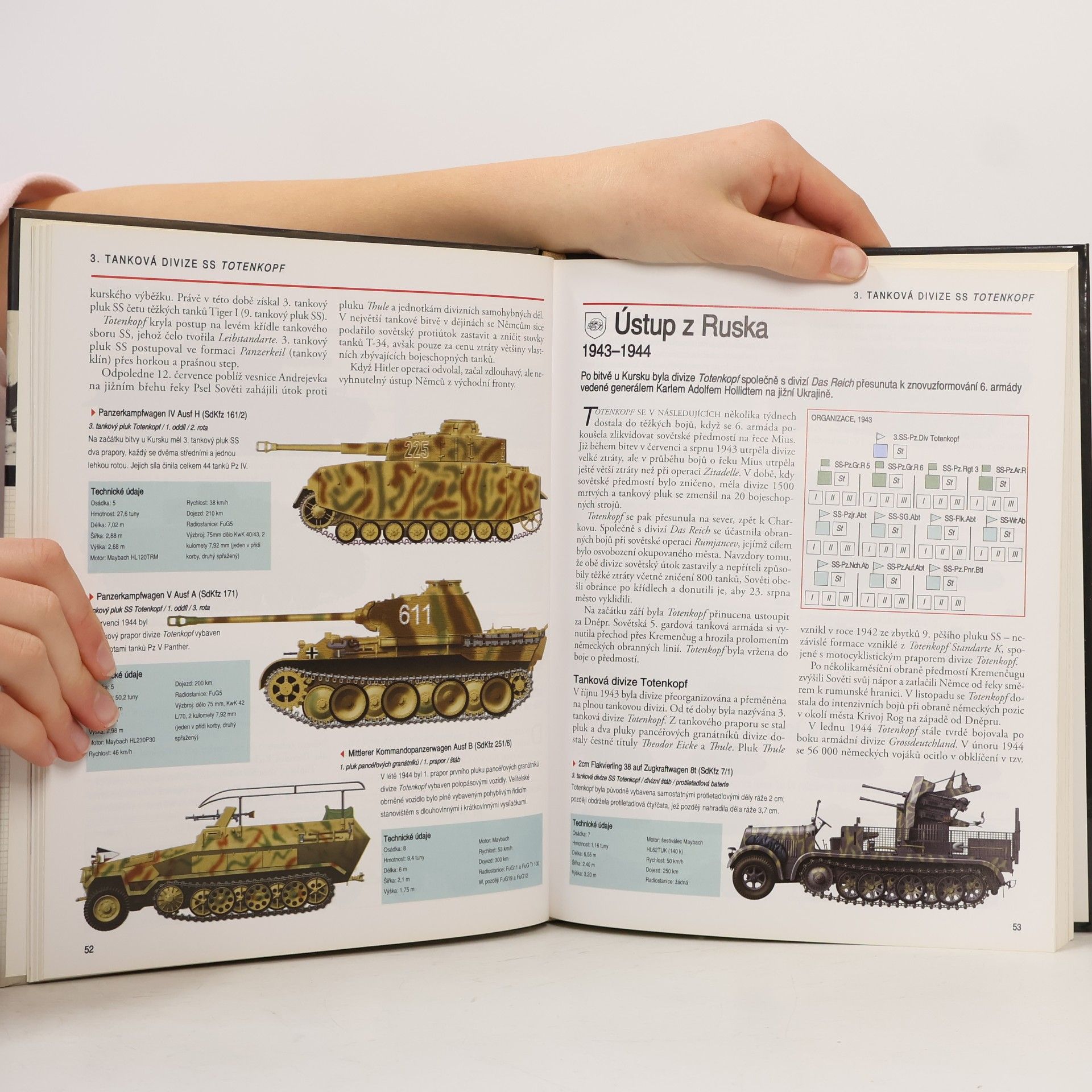 Chris Bishop Divize Waffen-SS 1939-45 : identifikační příručka vojenské techniky