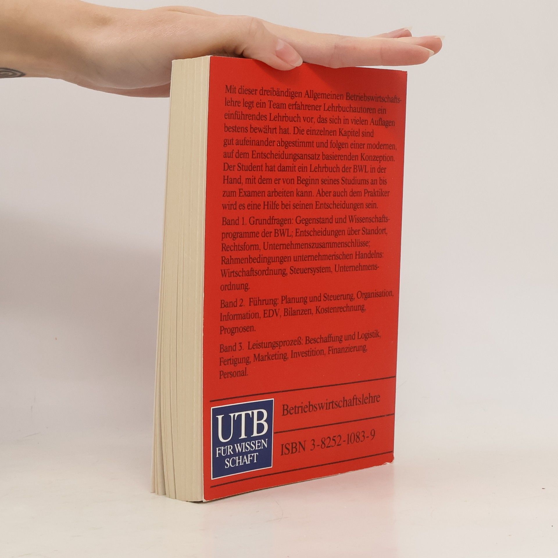 Various authors Allgemeine Betriebswirtschaftslehre. Band 3