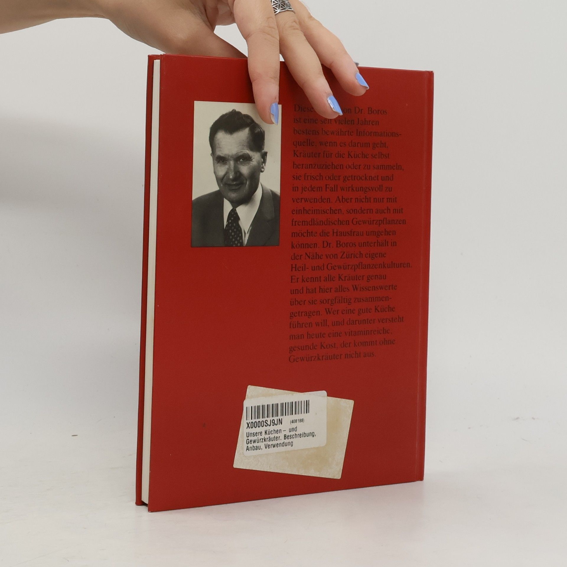Georg Boros Unsere Küchen- und Gewürzkräuter