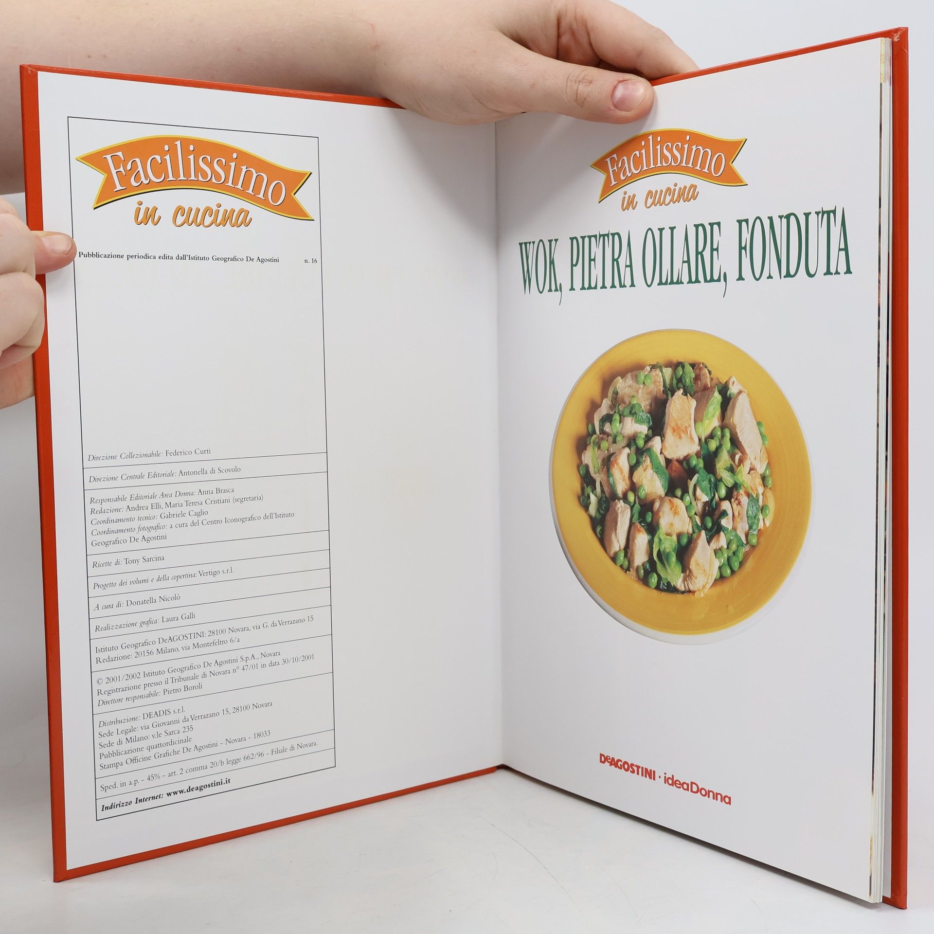 Tony Sarcina WOK, PIETRA OLLARE, FONDUTA