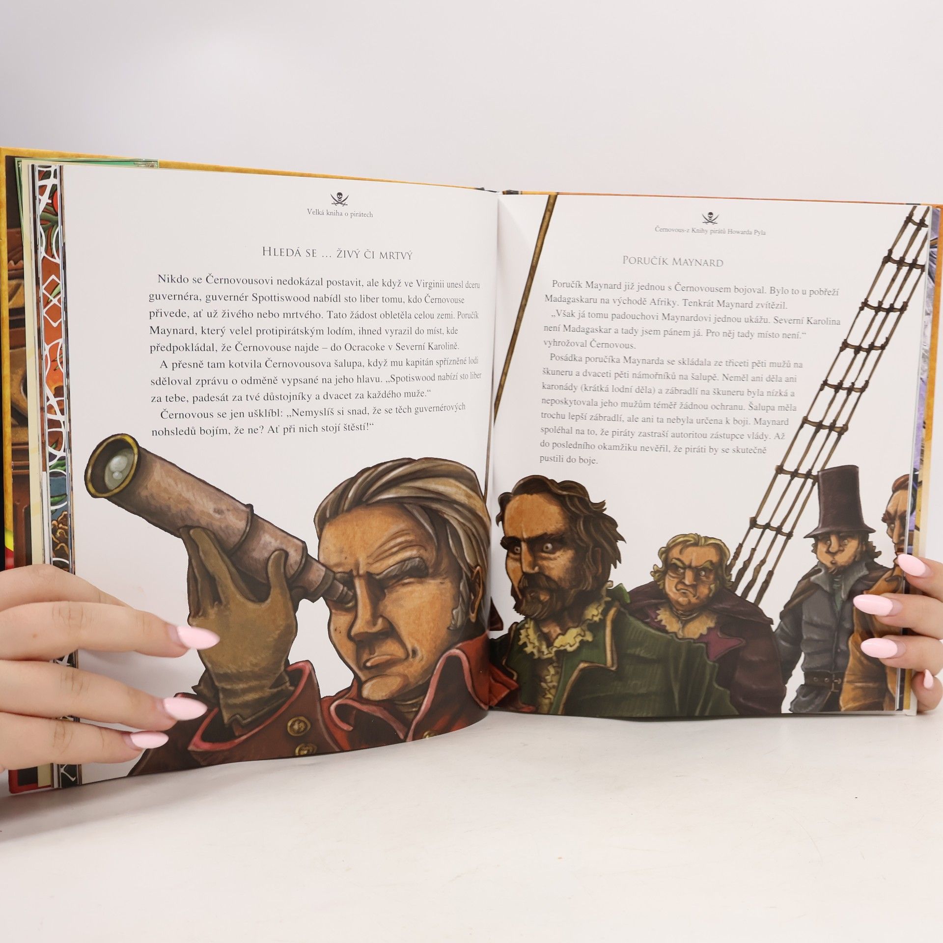 Vinyoli Joan a Albert Velká kniha o pirátech s rozšířenou realitou