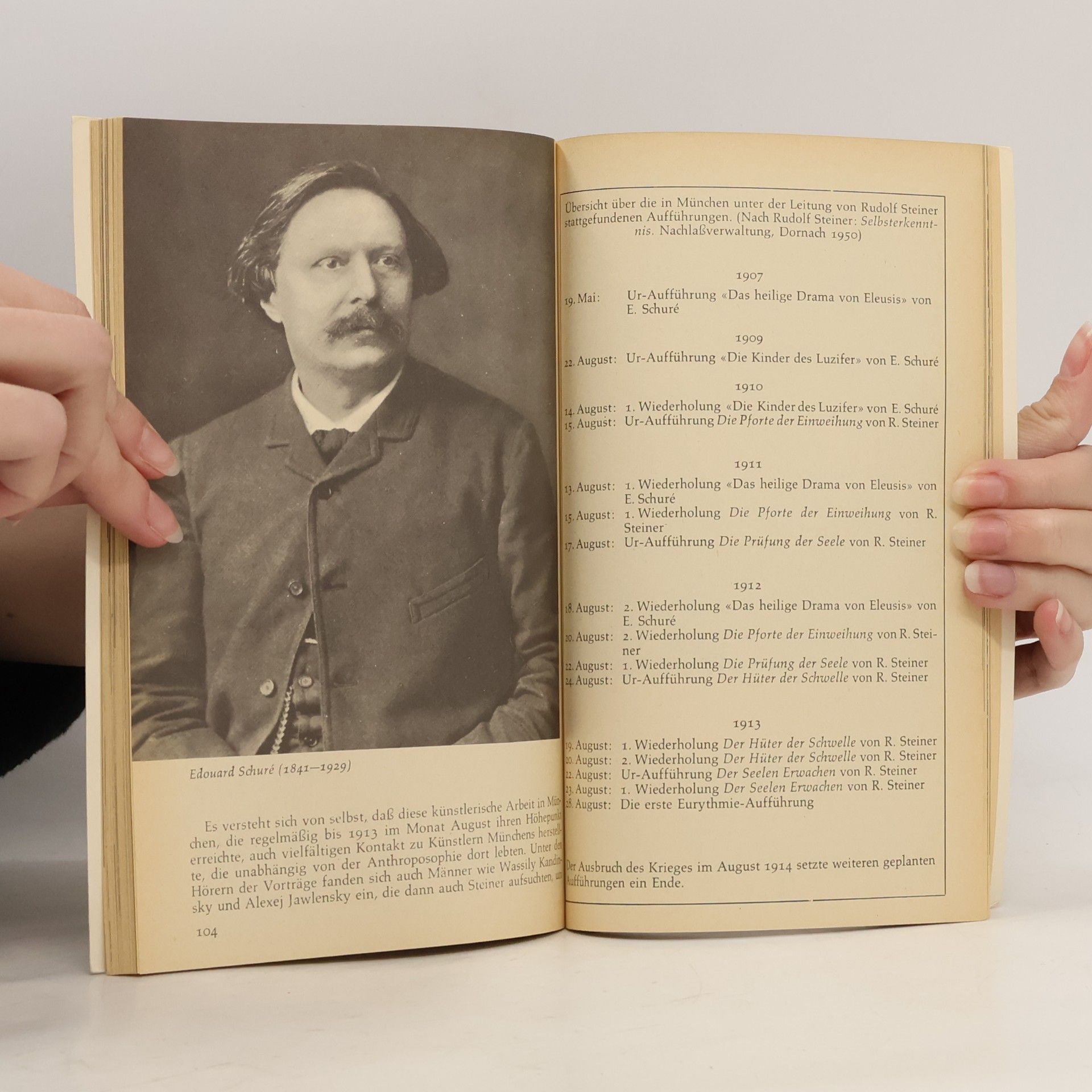 Johannes Hemleben Rudolf Steiner. Mit Selbstzeugnissen und Bilddokumenten