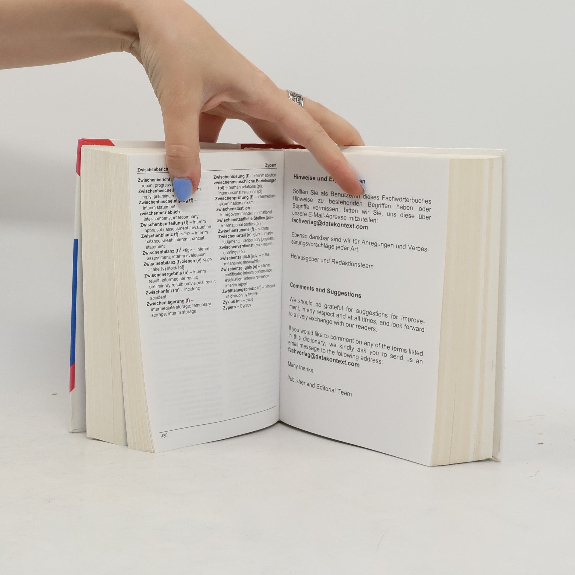 Hans Otto Blaeser Fachwörterbuch Personalarbeit. Human resources dictionary