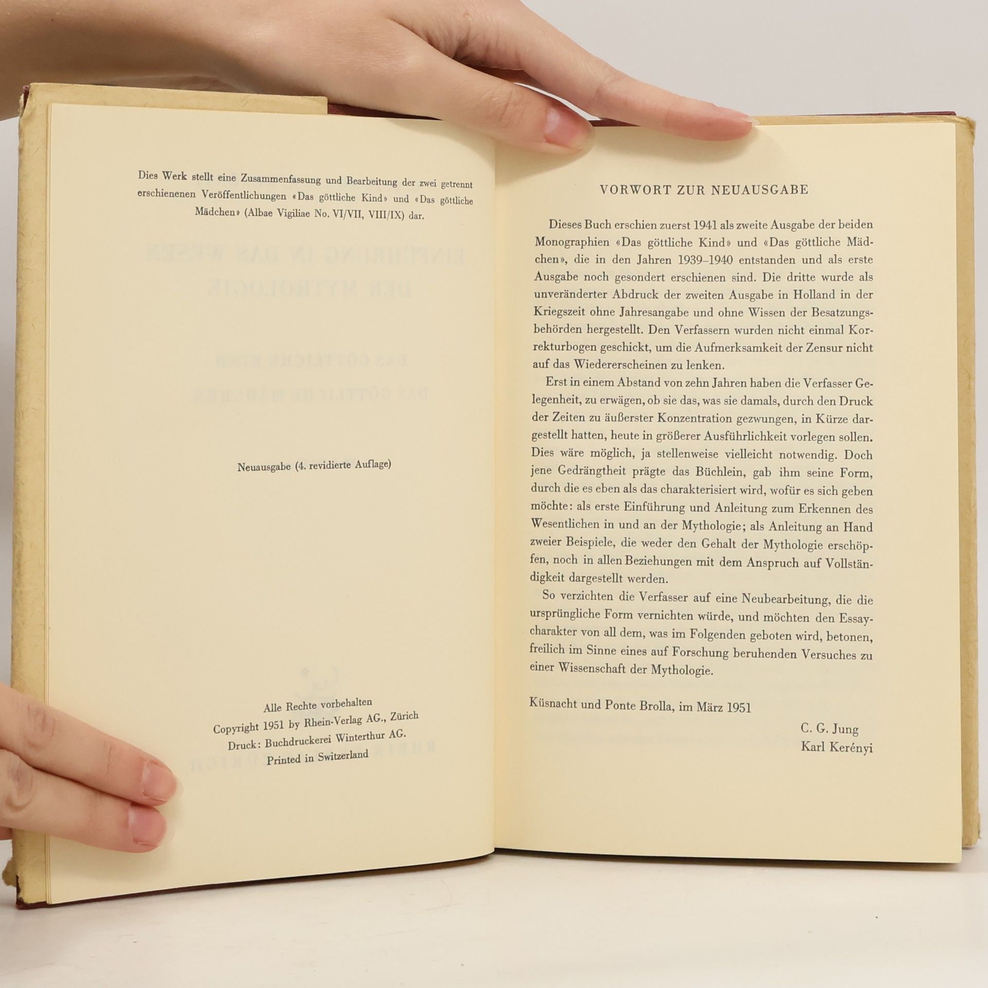 C. G. Jung Einführung in das Wesen der Mythologie