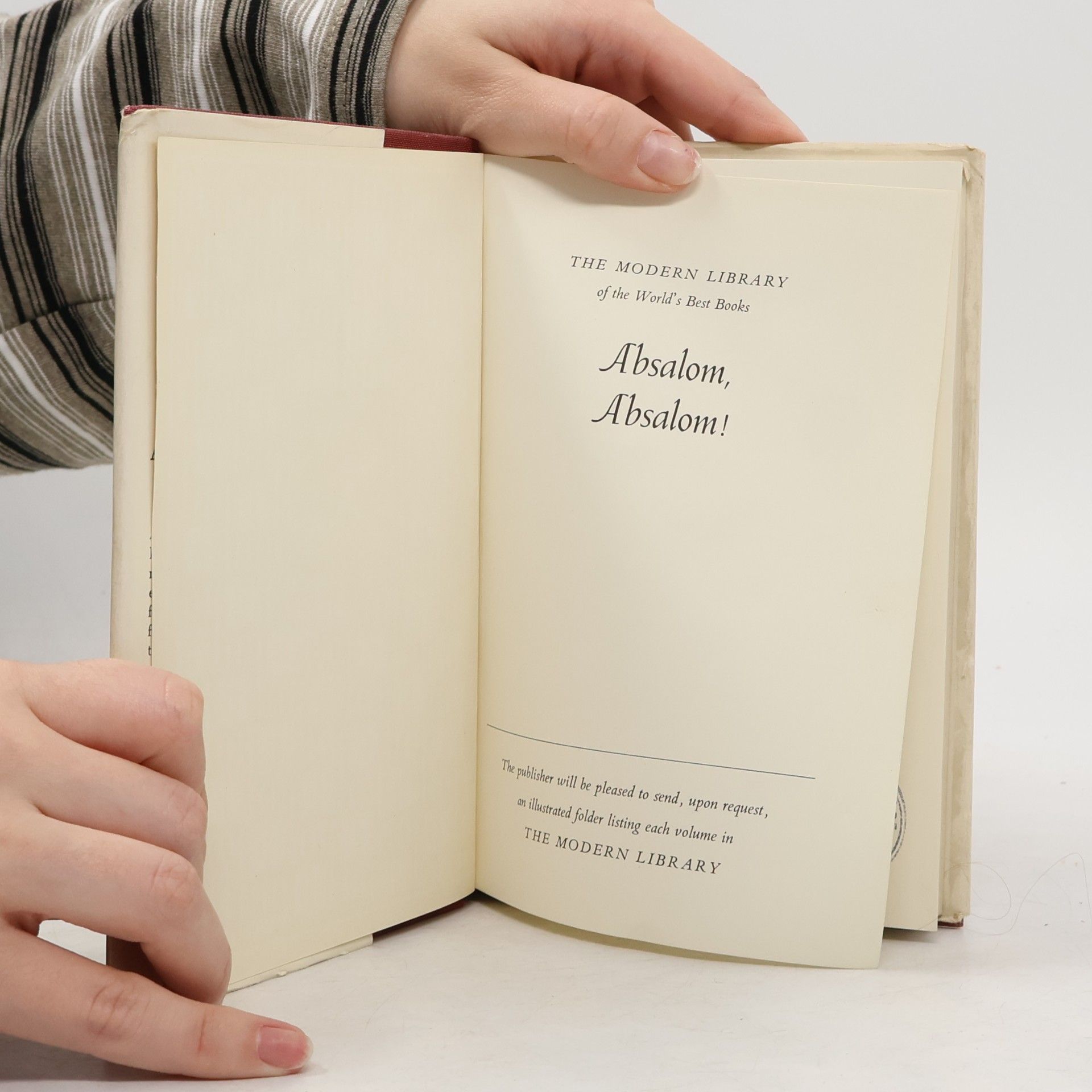 William Faulkner Absalom, Absalom!
