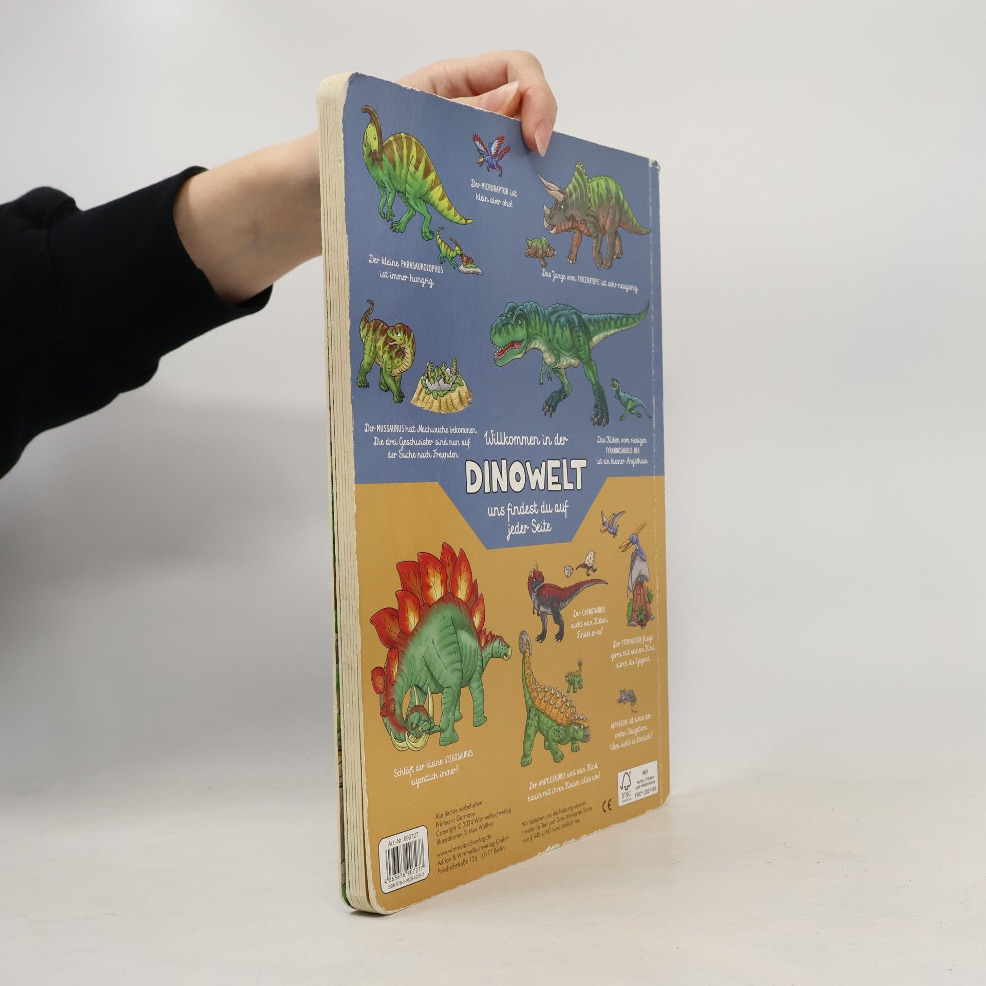 Max Walther Dinosaurier Wimmelbuch