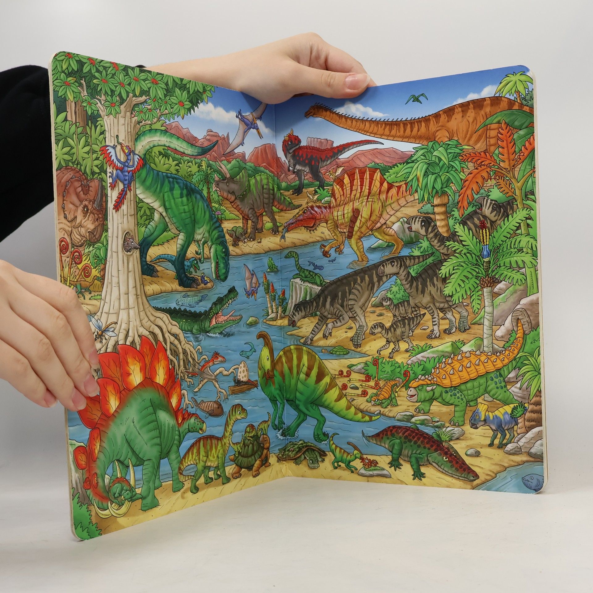 Max Walther Dinosaurier Wimmelbuch