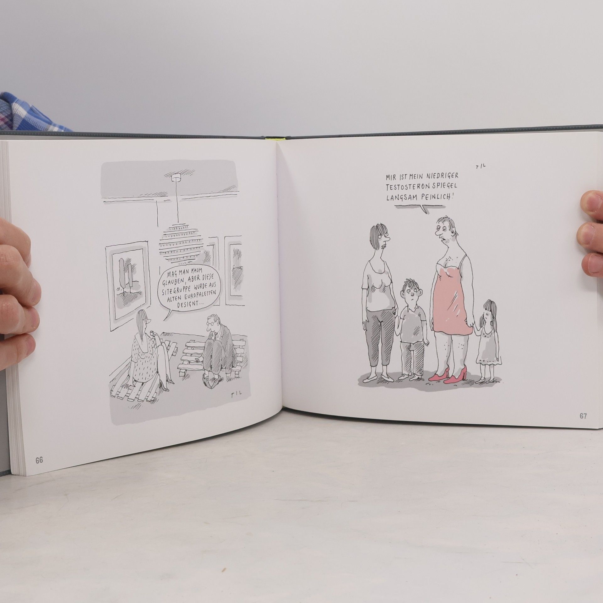 Til Mette Cartoons für die moralische Elite mit Bildung, Geld & gutem Geschmack