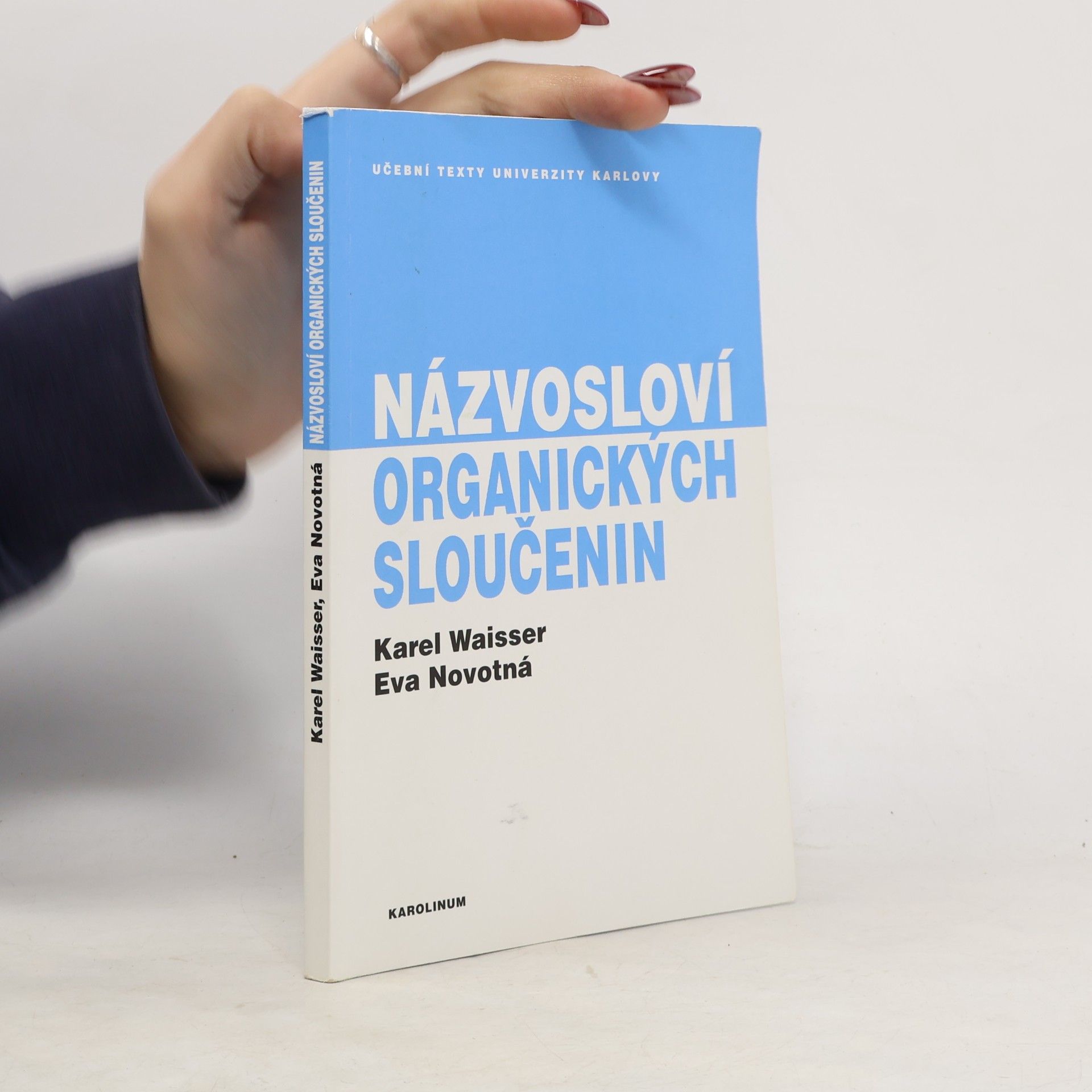 Karel Waisser Názvosloví organických sloučenin