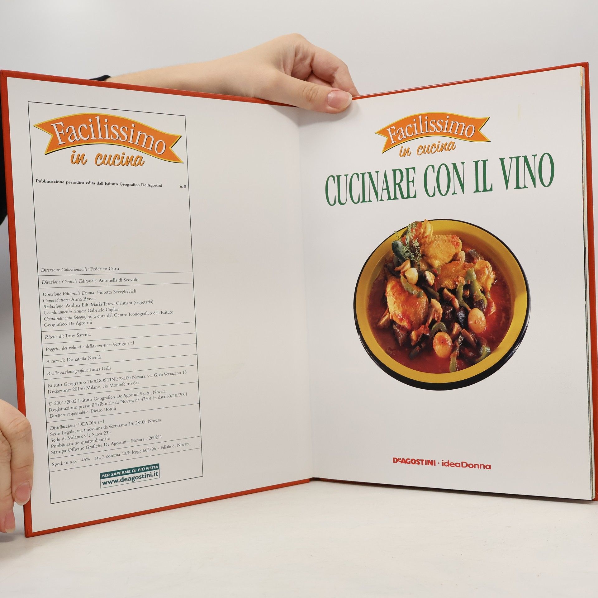 Tony Sarcina Facilissimo in cucina. Cucinare con il vino