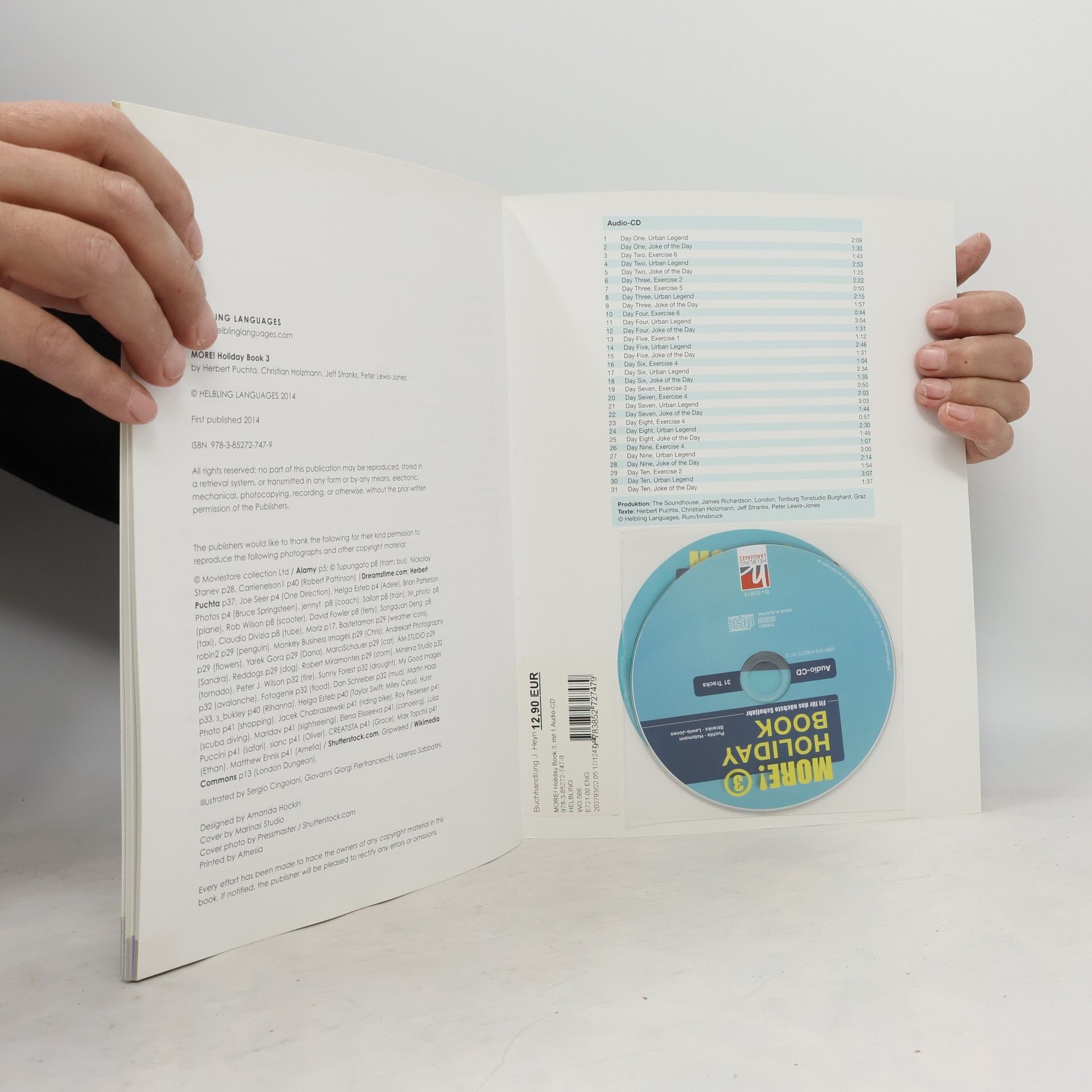 Herbert Puchta MORE! Holiday Book, m. Audio-CD. Bd.3
