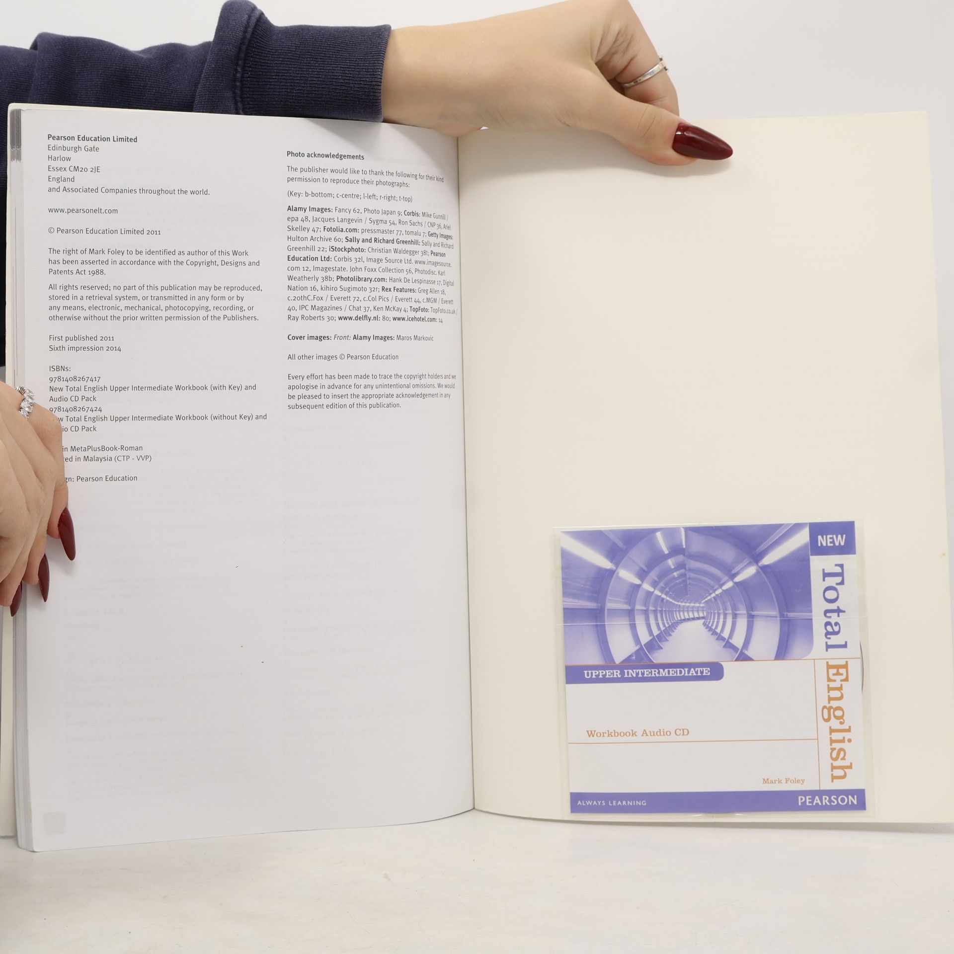 Mark Foley New Total English : upper intermediate : workbook with key