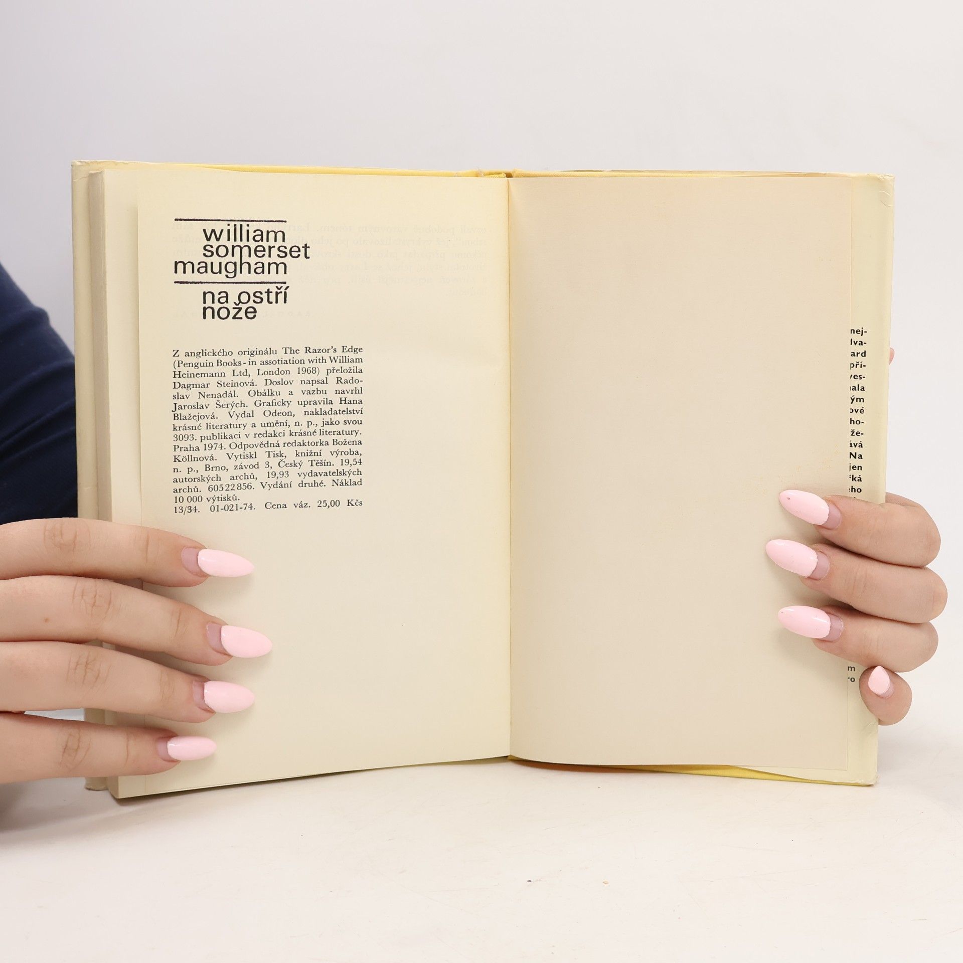 William Somerset Maugham Na ostří nože